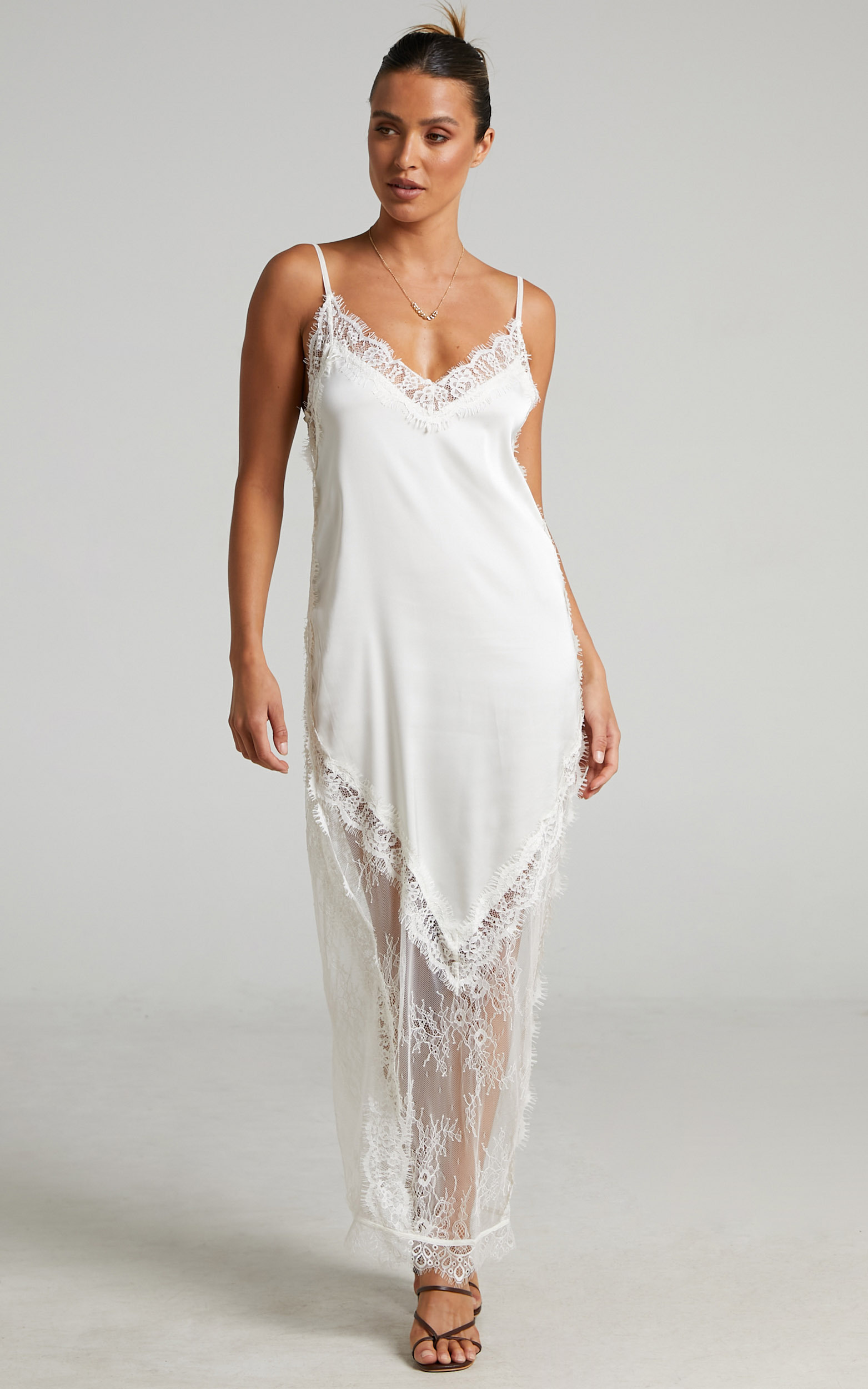 Lioness - Hideaway Maxi Dress in Ivory ...