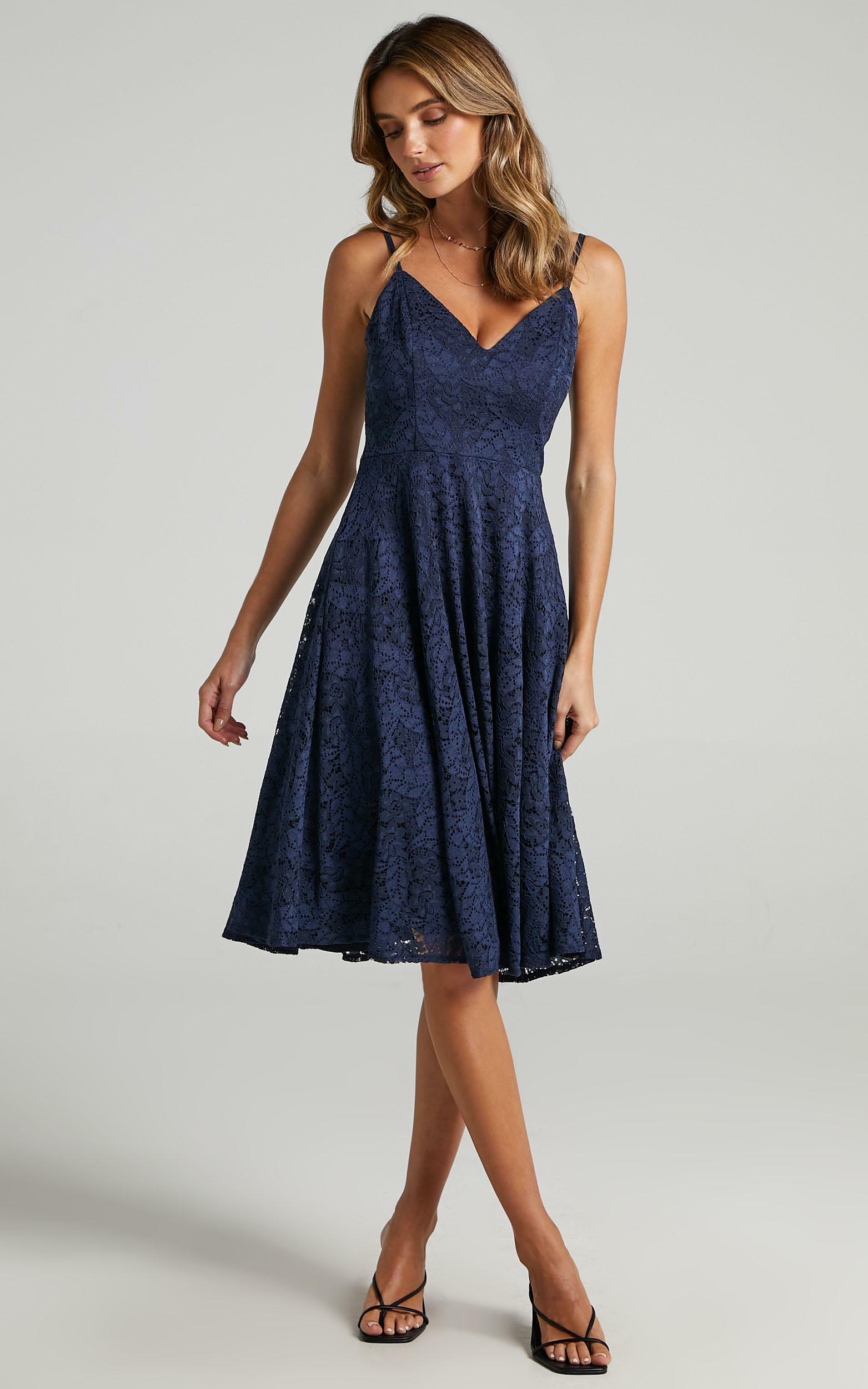 Far Beyond Dress in Navy Lace - 20, NVY2, hi-res image number null