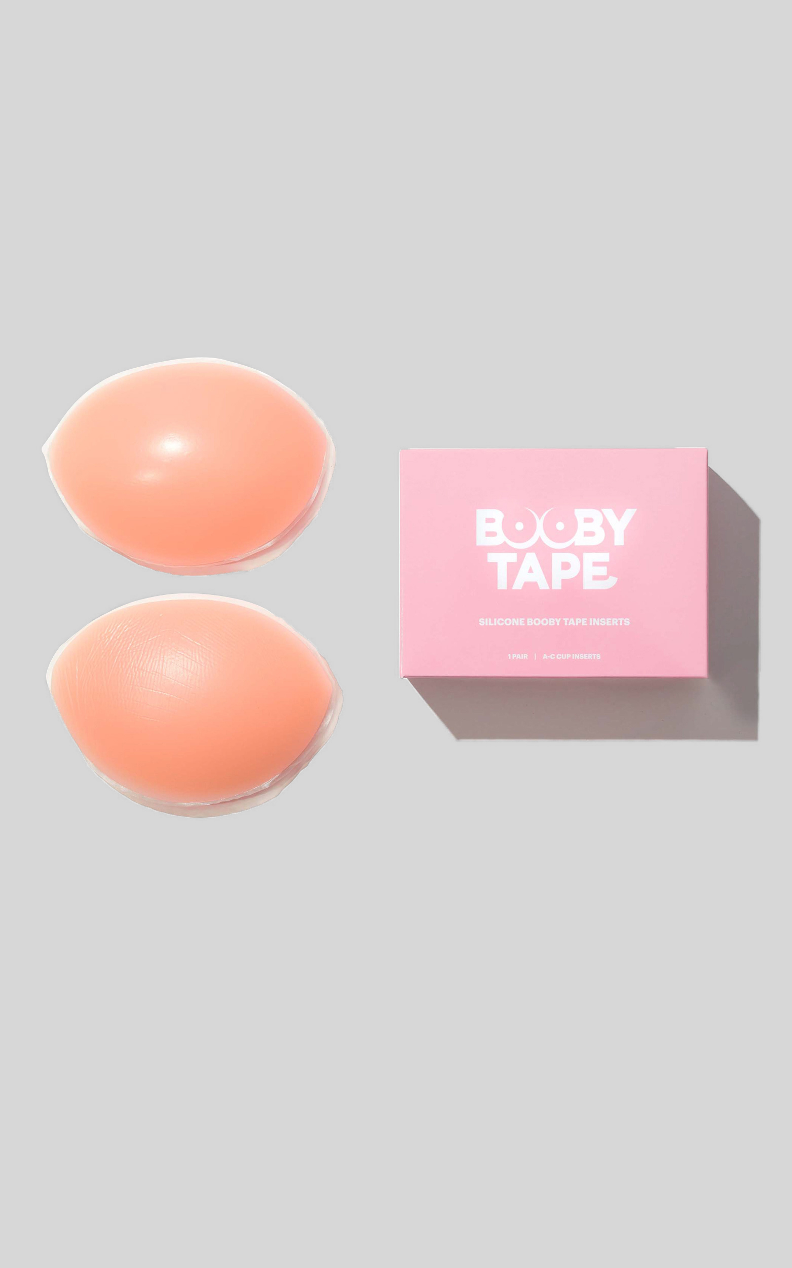 Booby Tape - Silicone Booby Insert D-F in Pink - D, PNK1, hi-res image number null