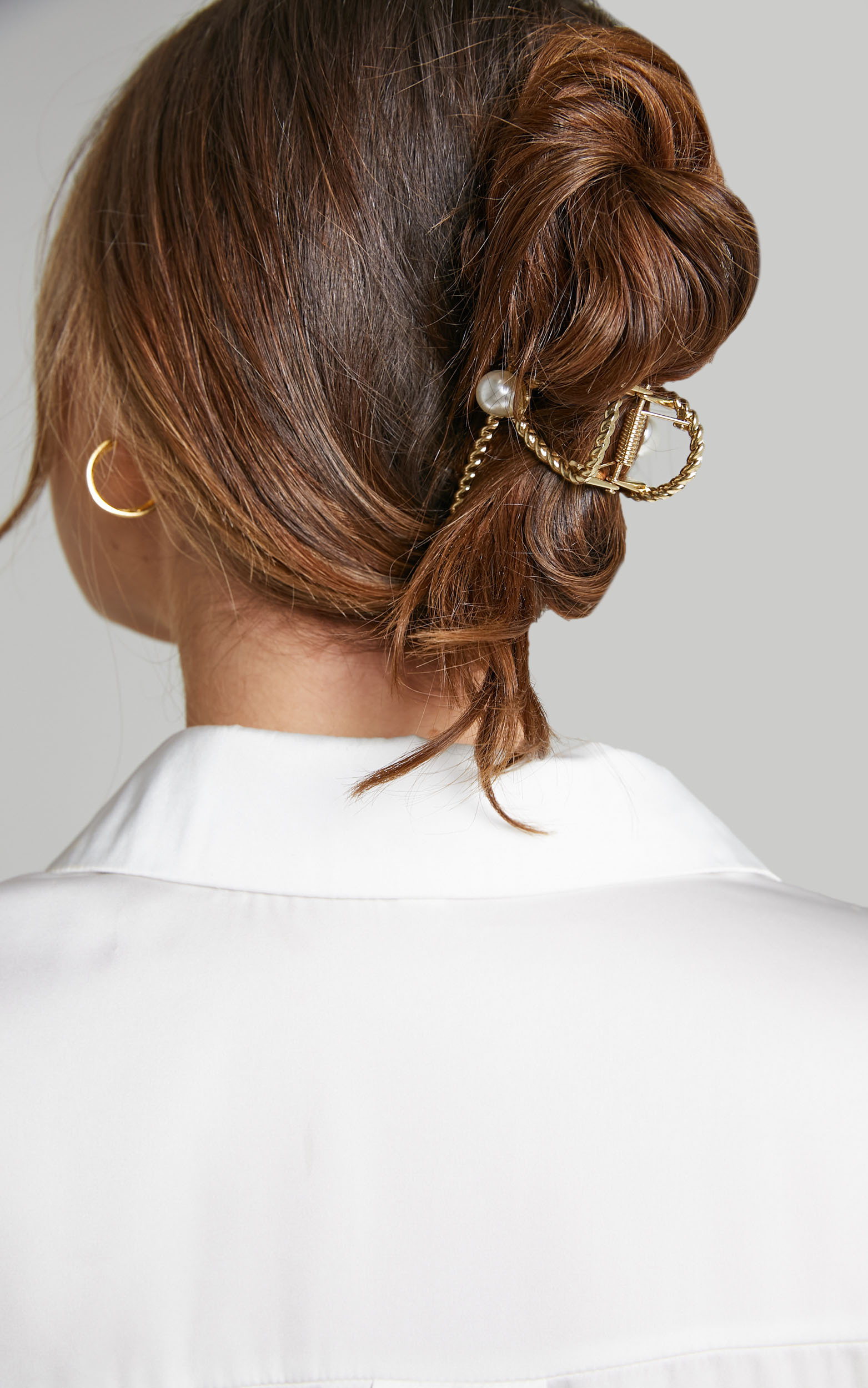 Frani Hair Clip in Gold - NoSize, GLD1, hi-res image number null