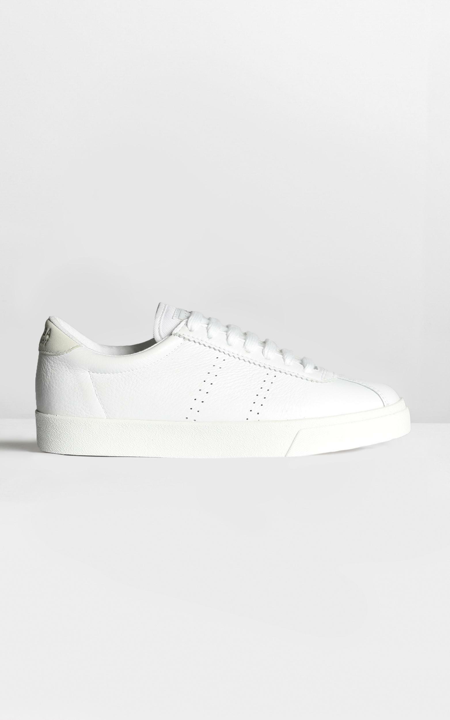 Superga - 2843 ClubS Sneakers in White Leather - 05, WHT2, hi-res image number null