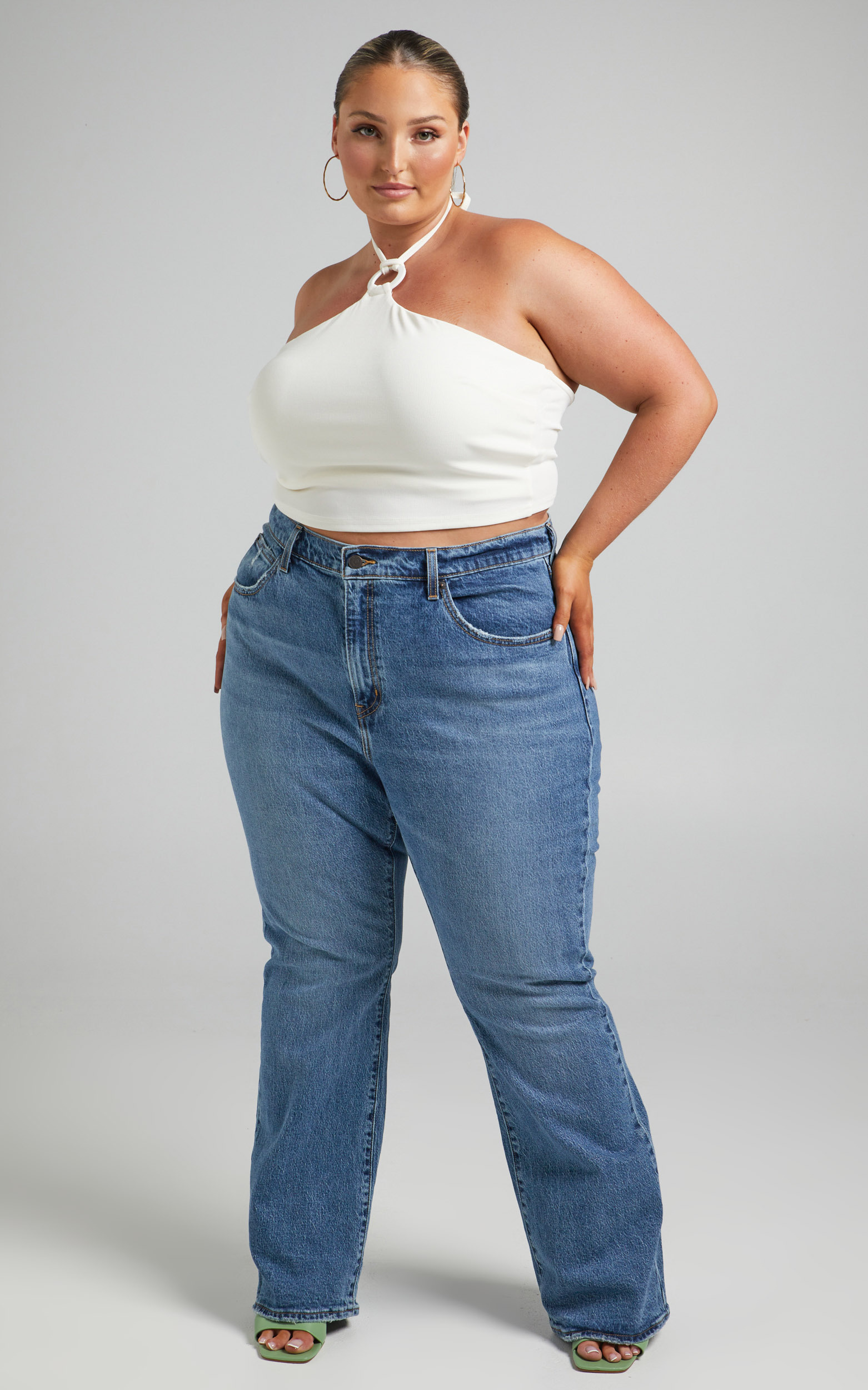 Levi's Curve - 70s High Flare Jean in Sonoma Walks - 16, BLU1, hi-res image number null