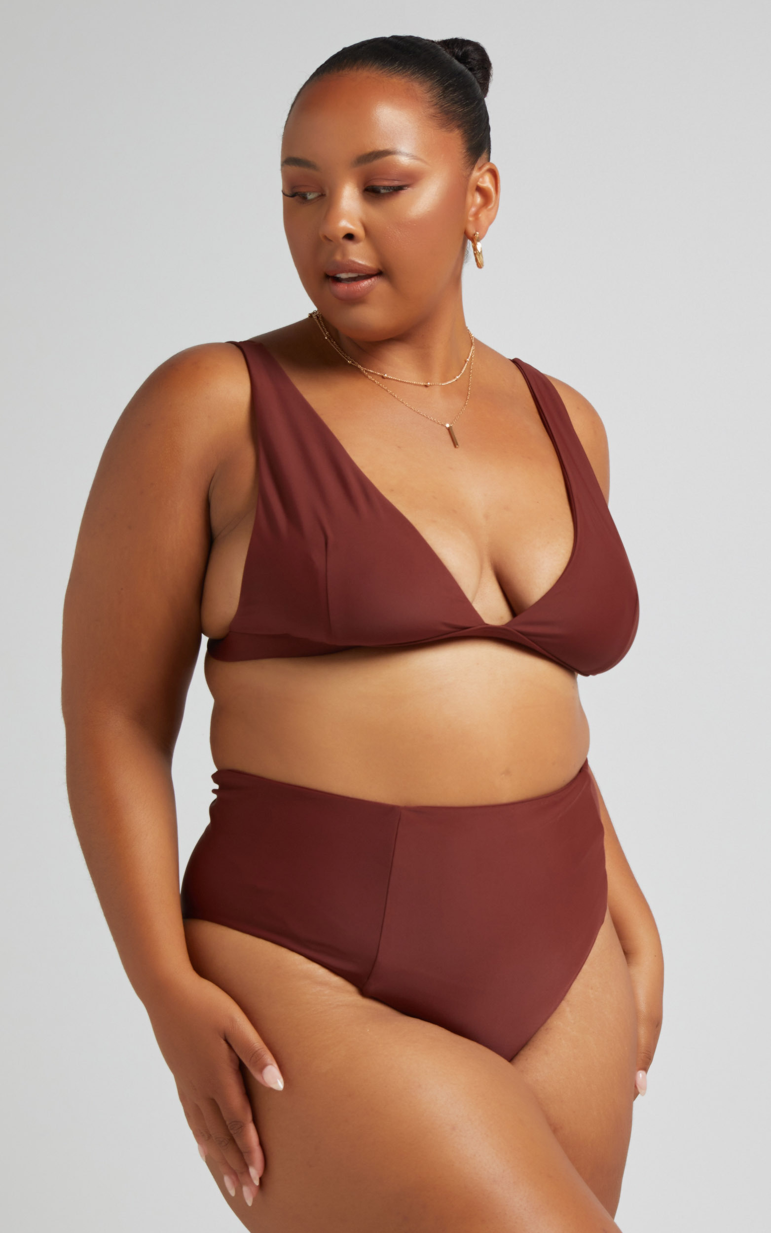 Alon High waisted Bottoms in Chocolate - 04, BRN1, hi-res image number null