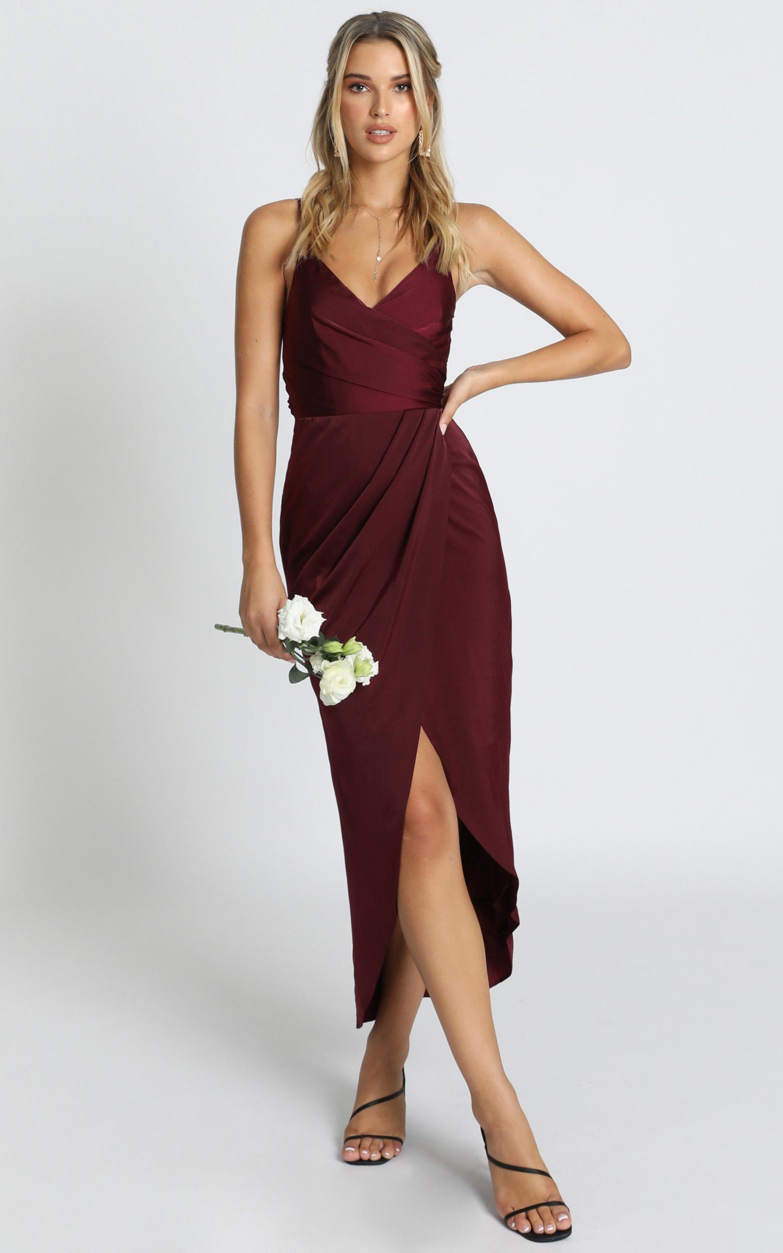 How Will I Know Dress in Wine - 20, WNE2, hi-res image number null
