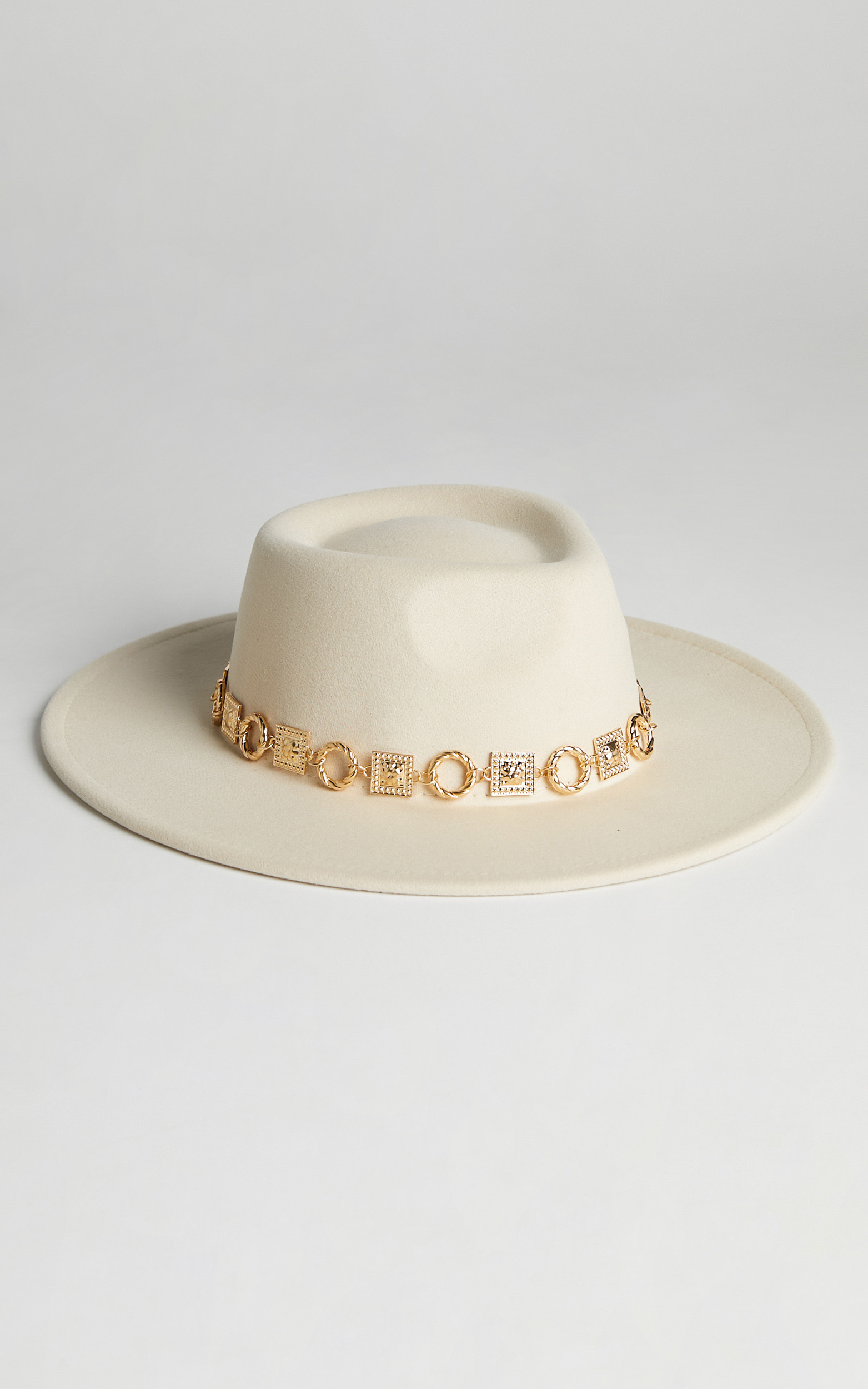 Romelene Felt Hat in Cream - NoSize, CRE1, hi-res image number null