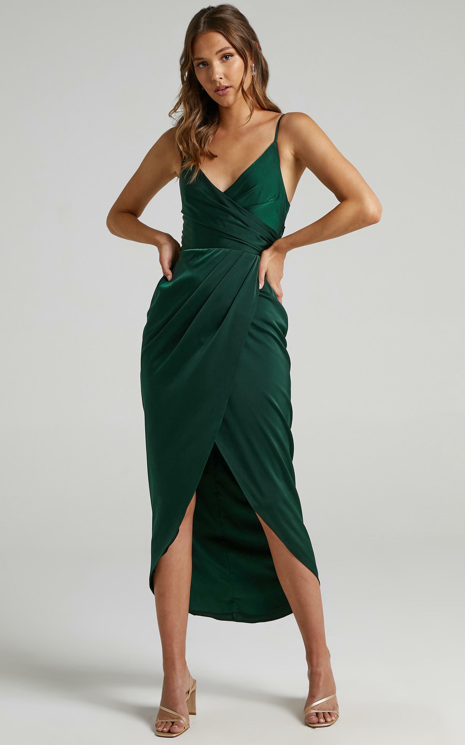 How Will I Know Dress in Emerald | Showpo