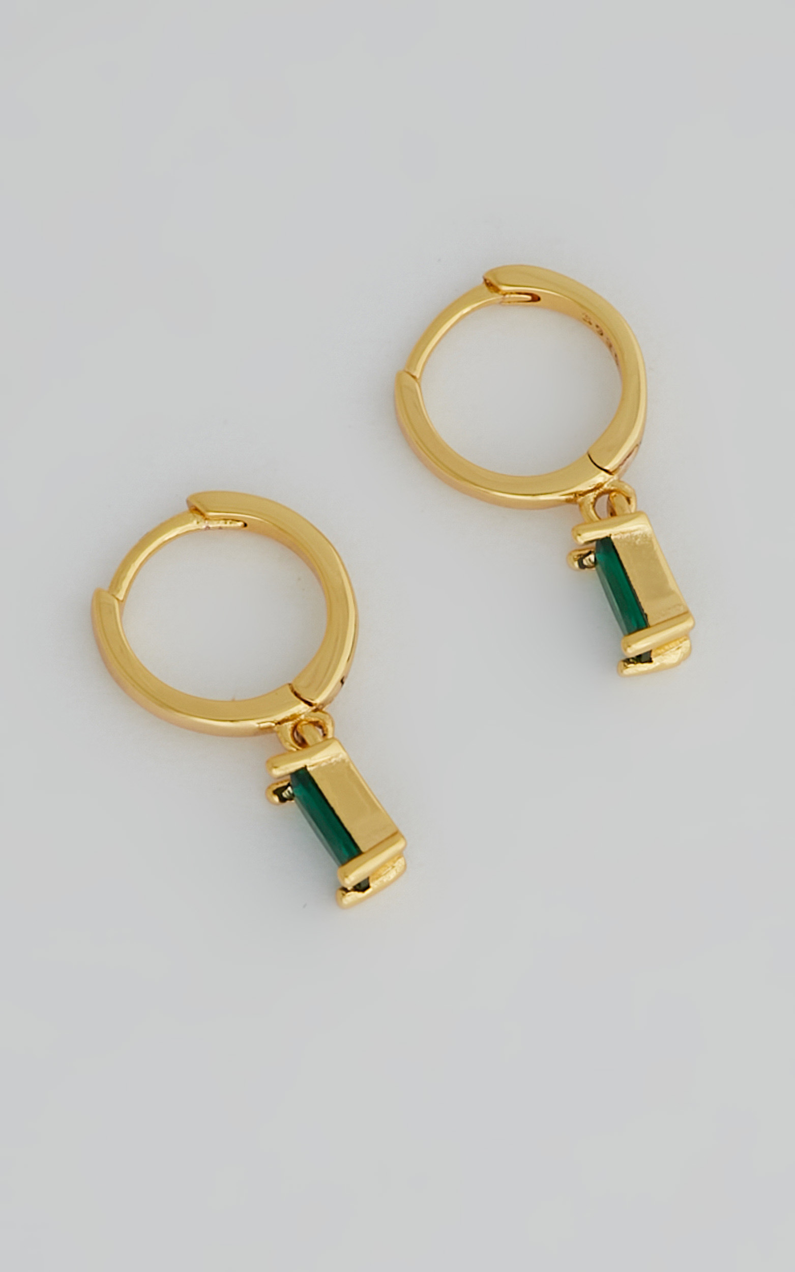 Noni Drop Earrings in Gold/Green - NoSize, GLD2, hi-res image number null