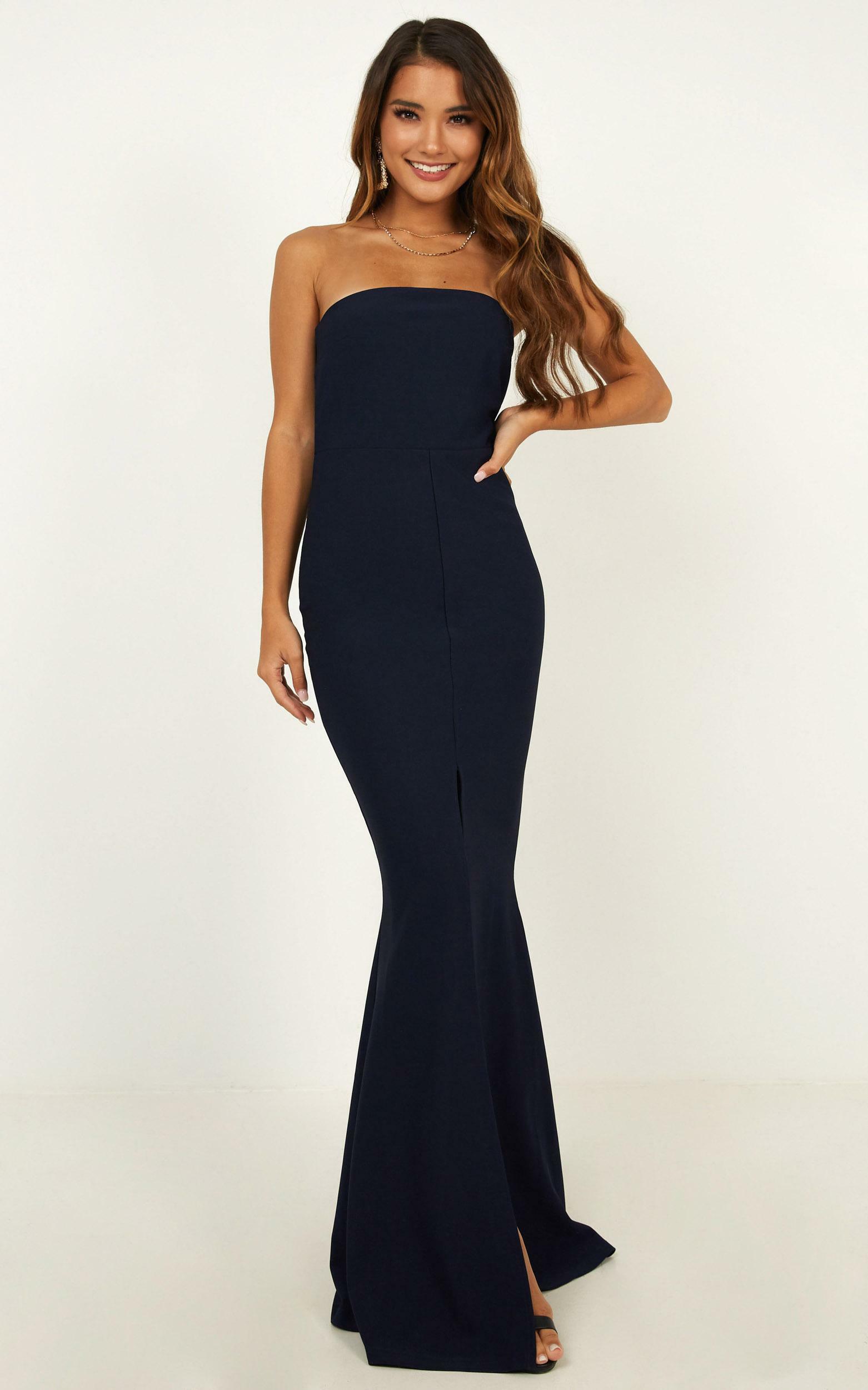 One More Kiss Maxi Dress in Navy - 20, NVY1, hi-res image number null