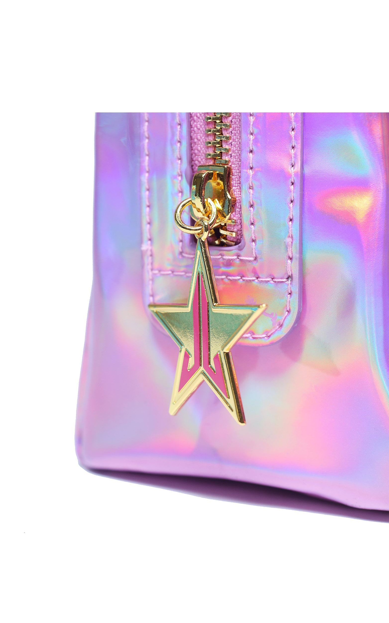 Jeffree Star Cosmetics - Makeup Bag In Holographic Pink | Showpo