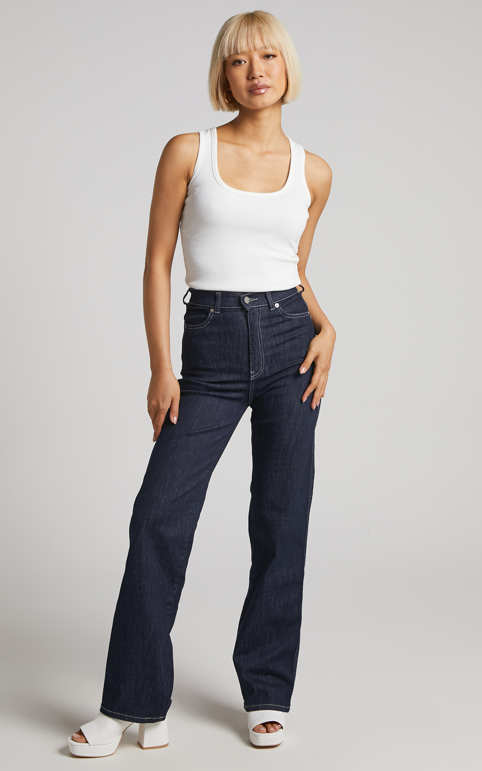 Dr Denim - Moxy Straight Jean in Pyke Blue Rinse - 06, NVY1, hi-res image number null
