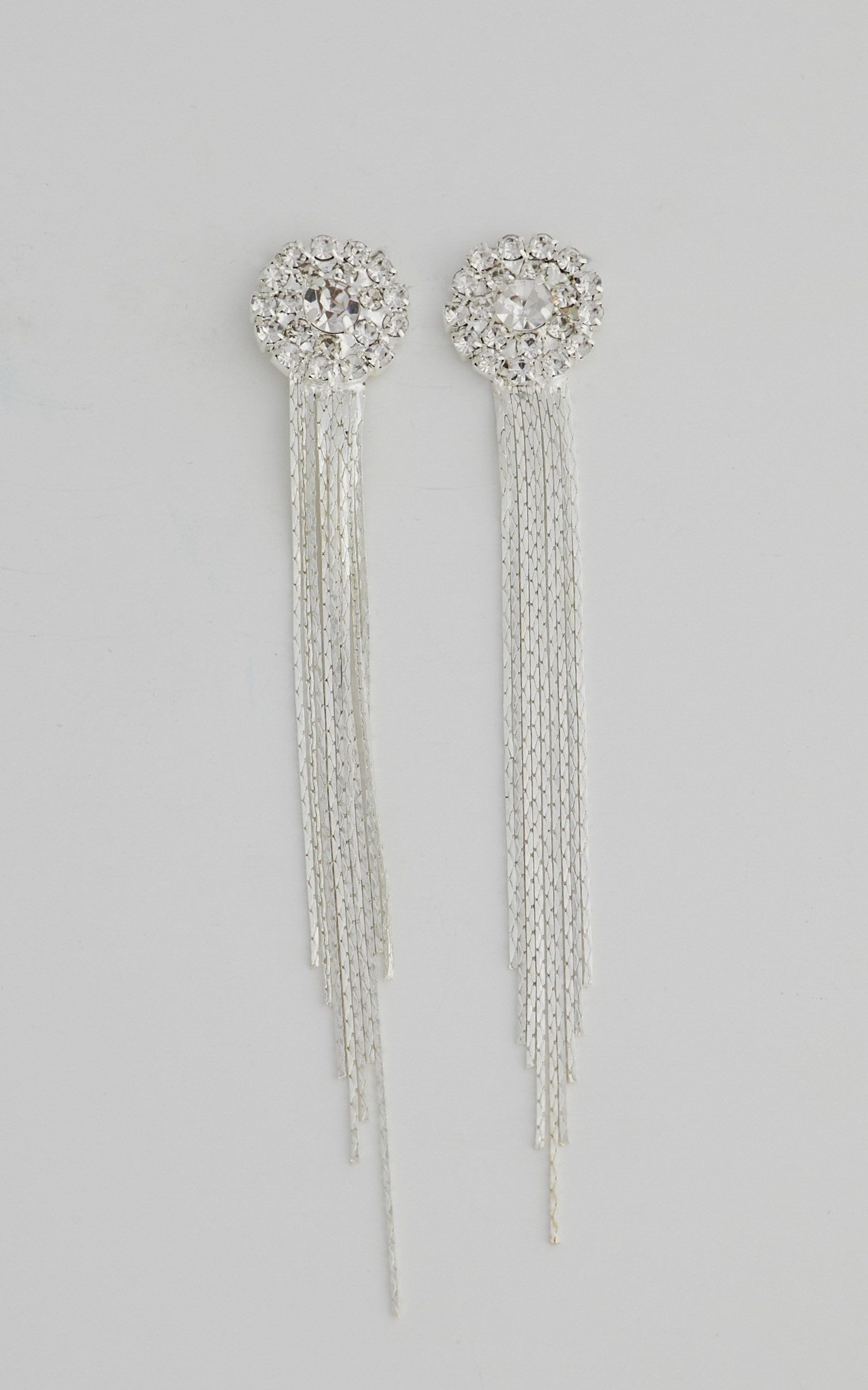 Tifani Earrings in Diamante - OneSize, SLV1, hi-res image number null