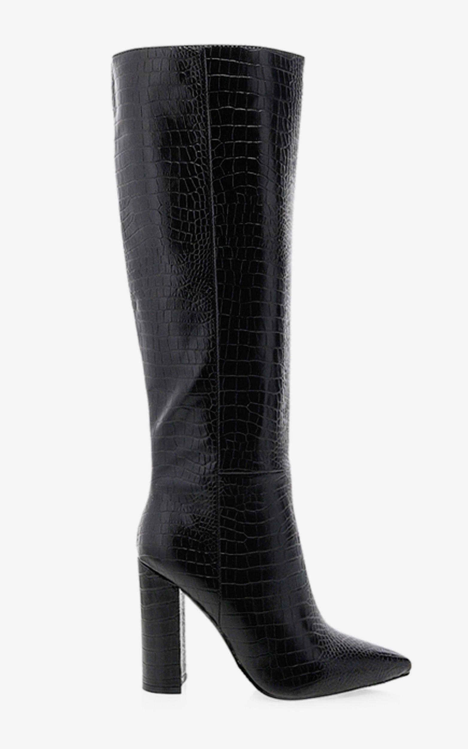Billini - Milla Boots in Black Croc 