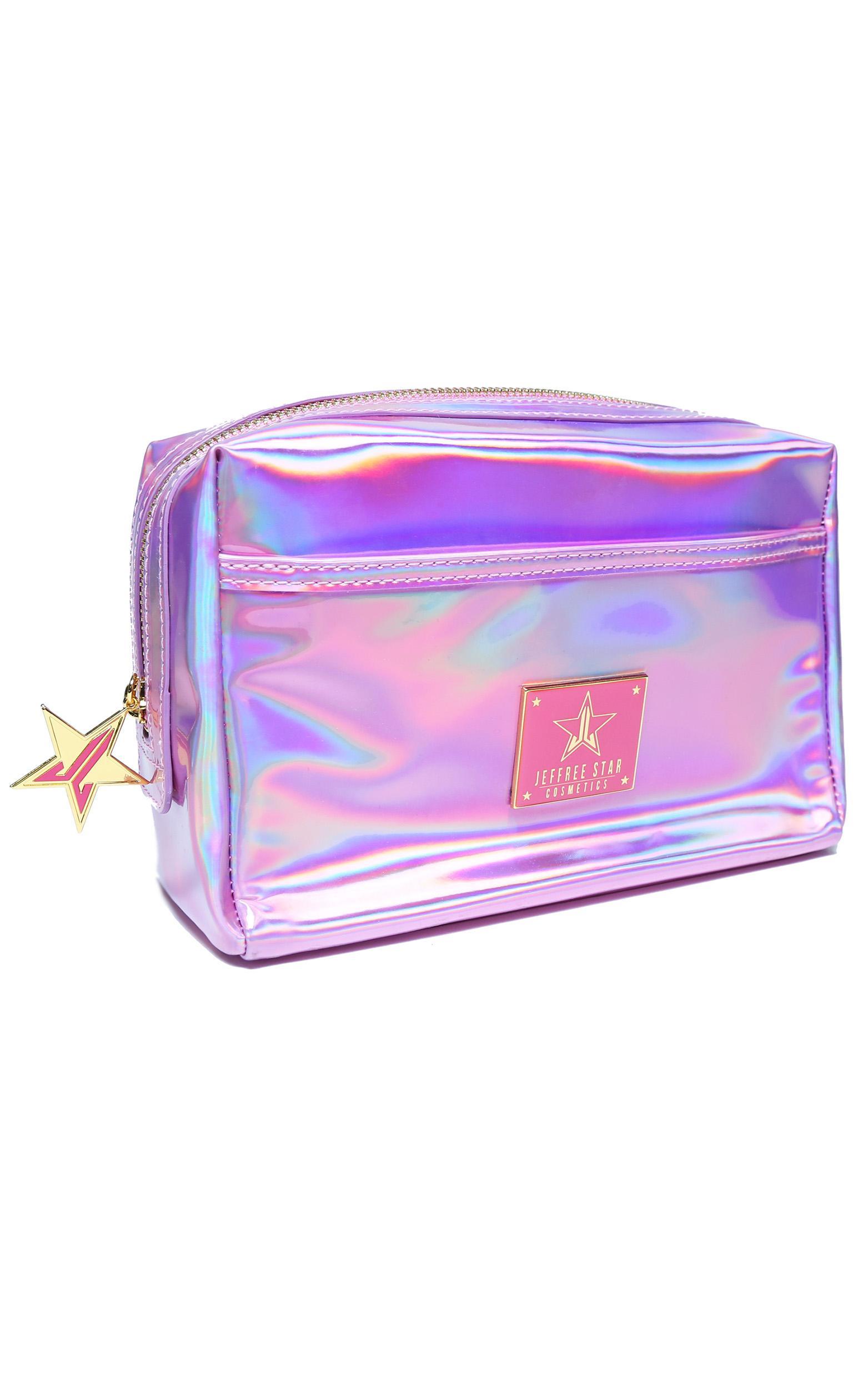 Jeffree Star Cosmetics - Makeup Bag In Holographic Pink | Showpo