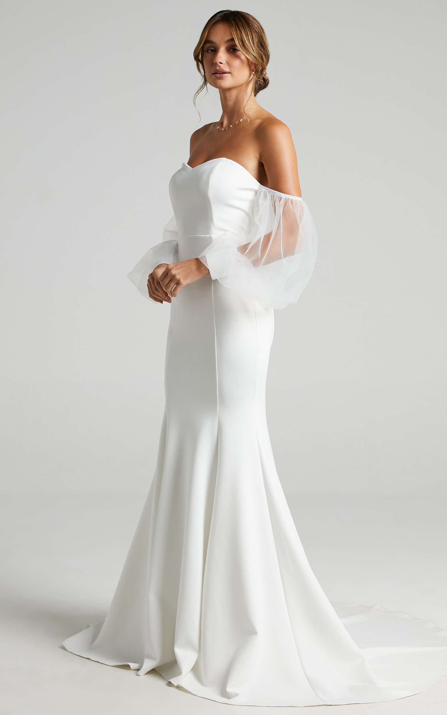 My Whole Heart Gown in White - 06, WHT1, hi-res image number null