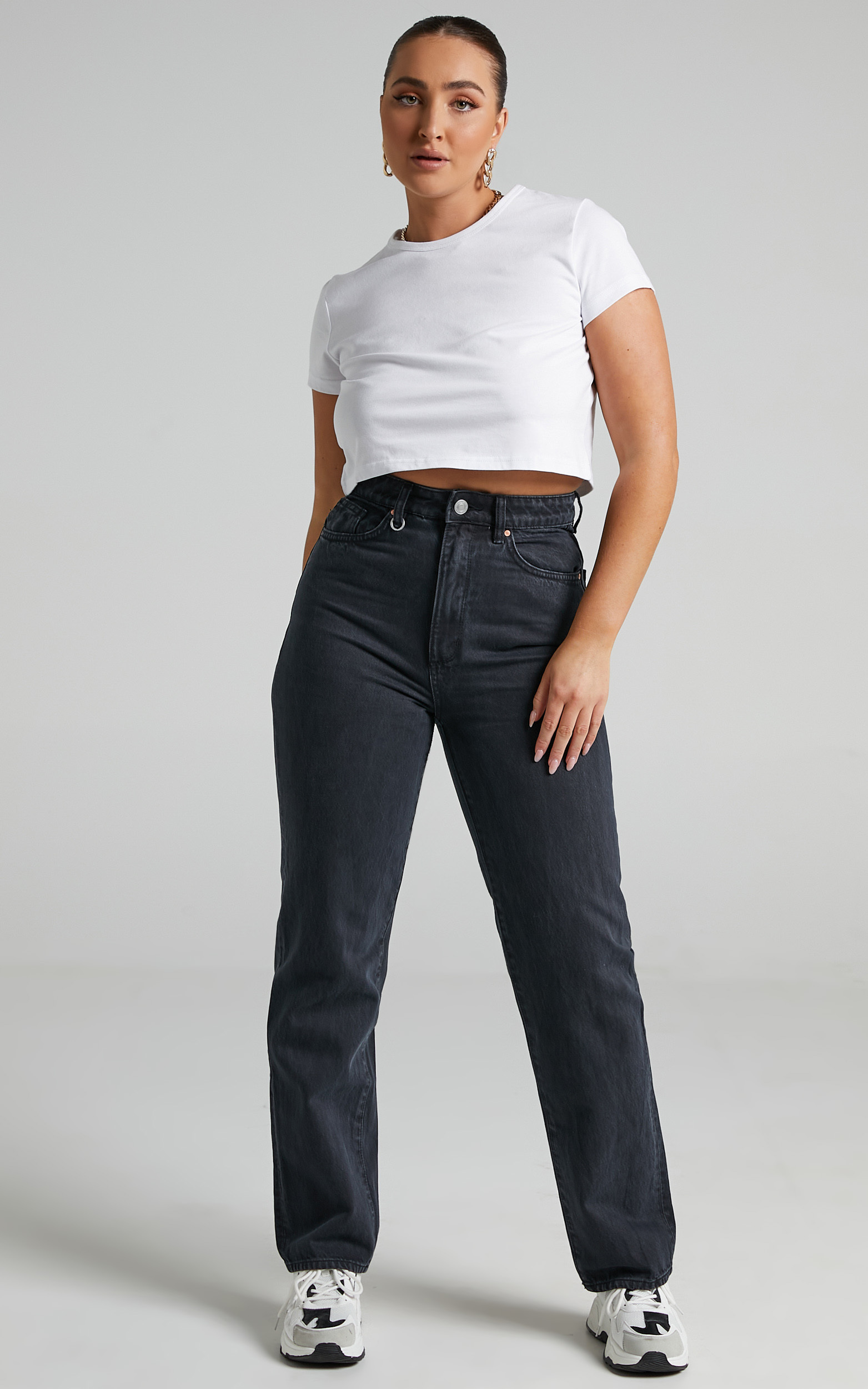 Neuw - Nico Straight Jean in Total Blackout - 12, BLK1, hi-res image number null