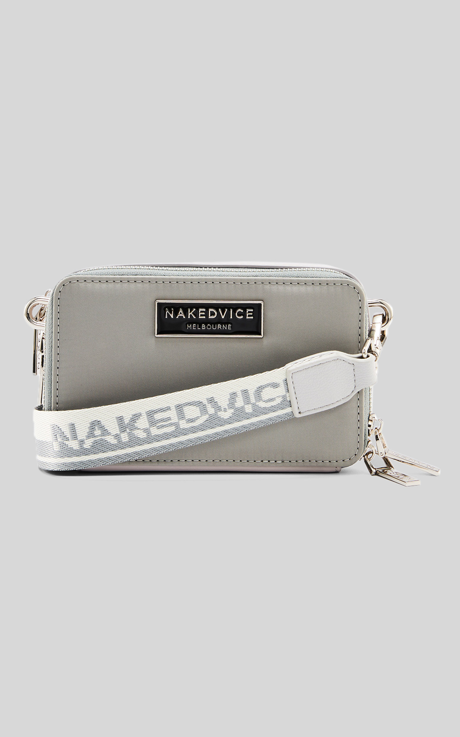 Nakedvice - The Lexie Kia Bag in Steel - NoSize, SLV1, hi-res image number null