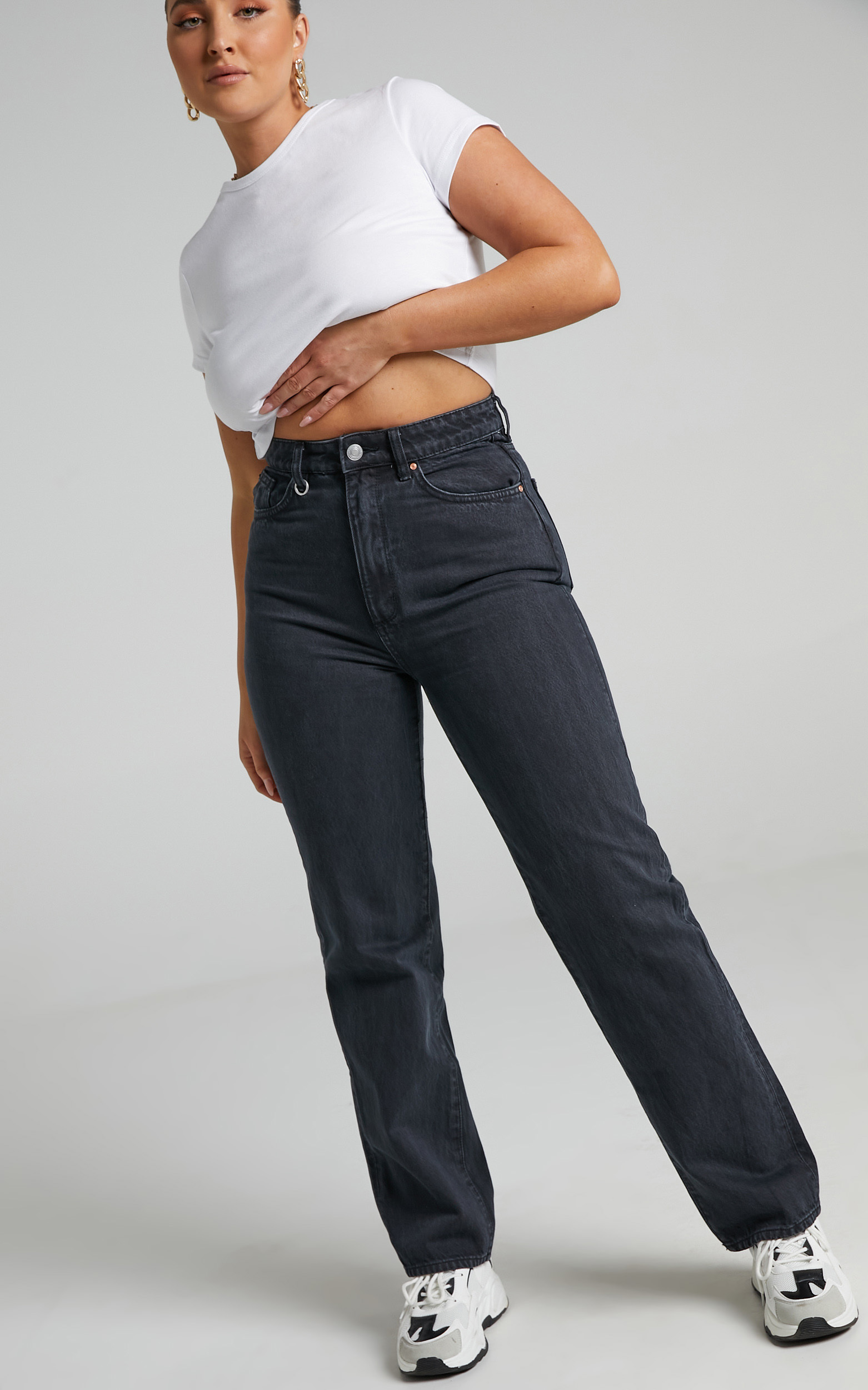 Neuw - Nico Straight Jean in Total Blackout - 12, BLK1, hi-res image number null