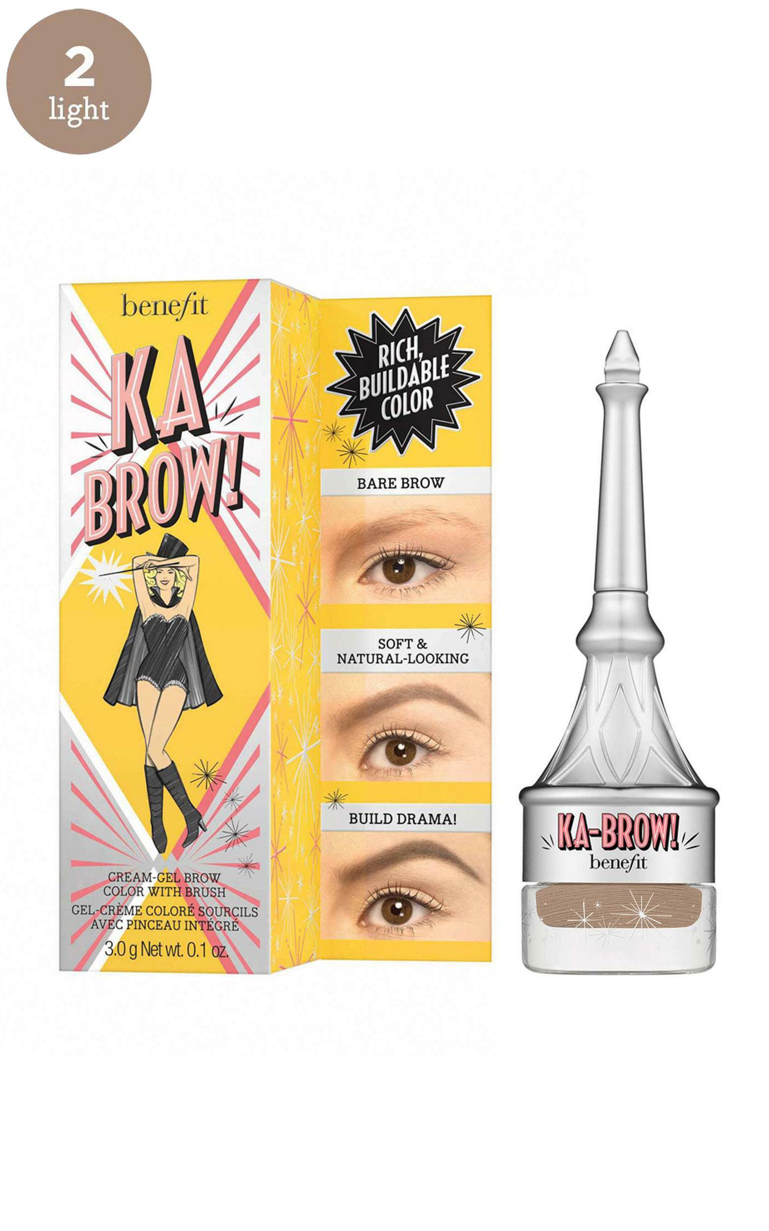 Benefit Cosmetics - Ka-BROW! Eyebrow Cream-Gel Colour in 2 - Warm Golden Blonde, GLD1, hi-res image number null