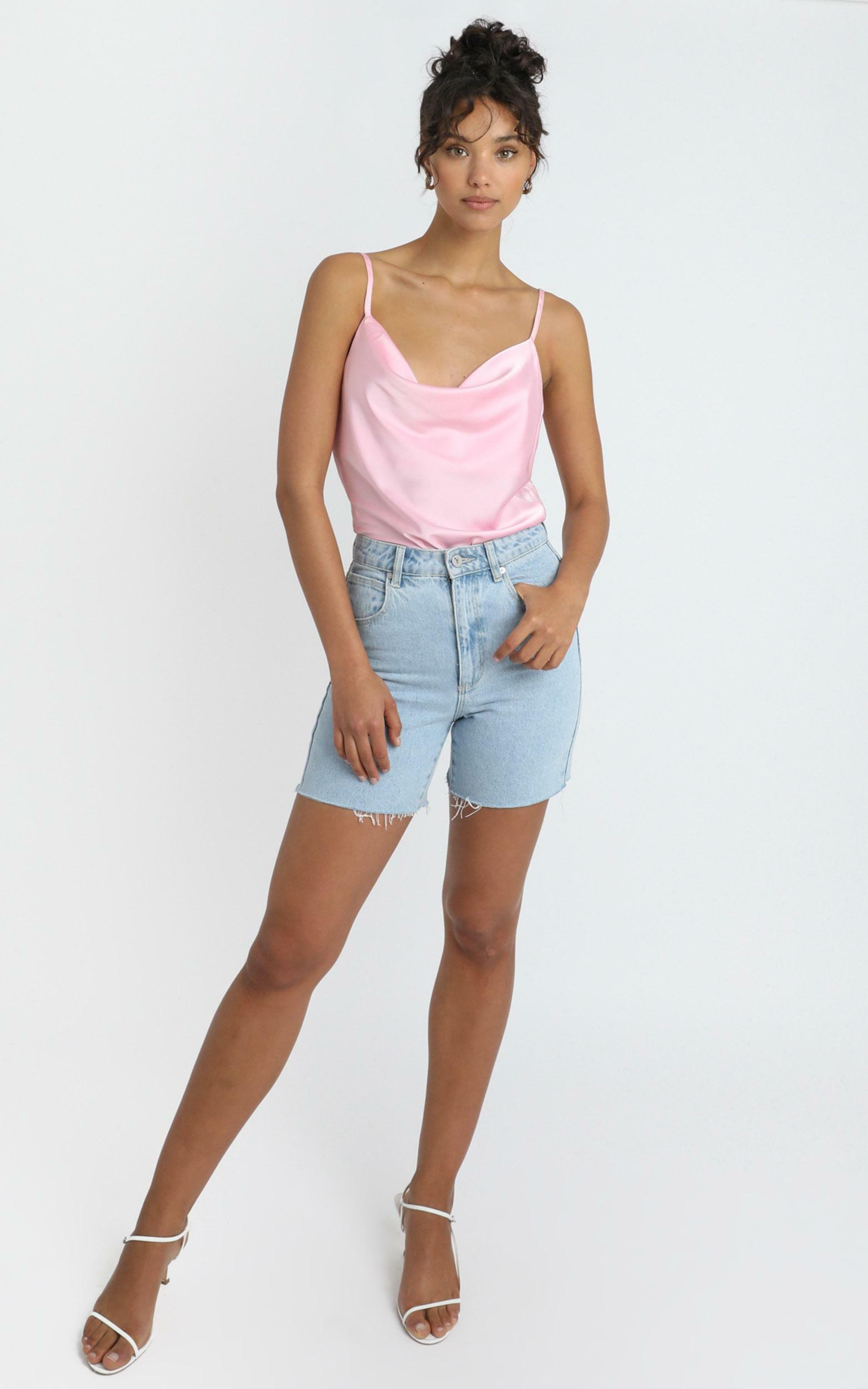Straight Line Top in Soft Pink - 04, PNK3, hi-res image number null