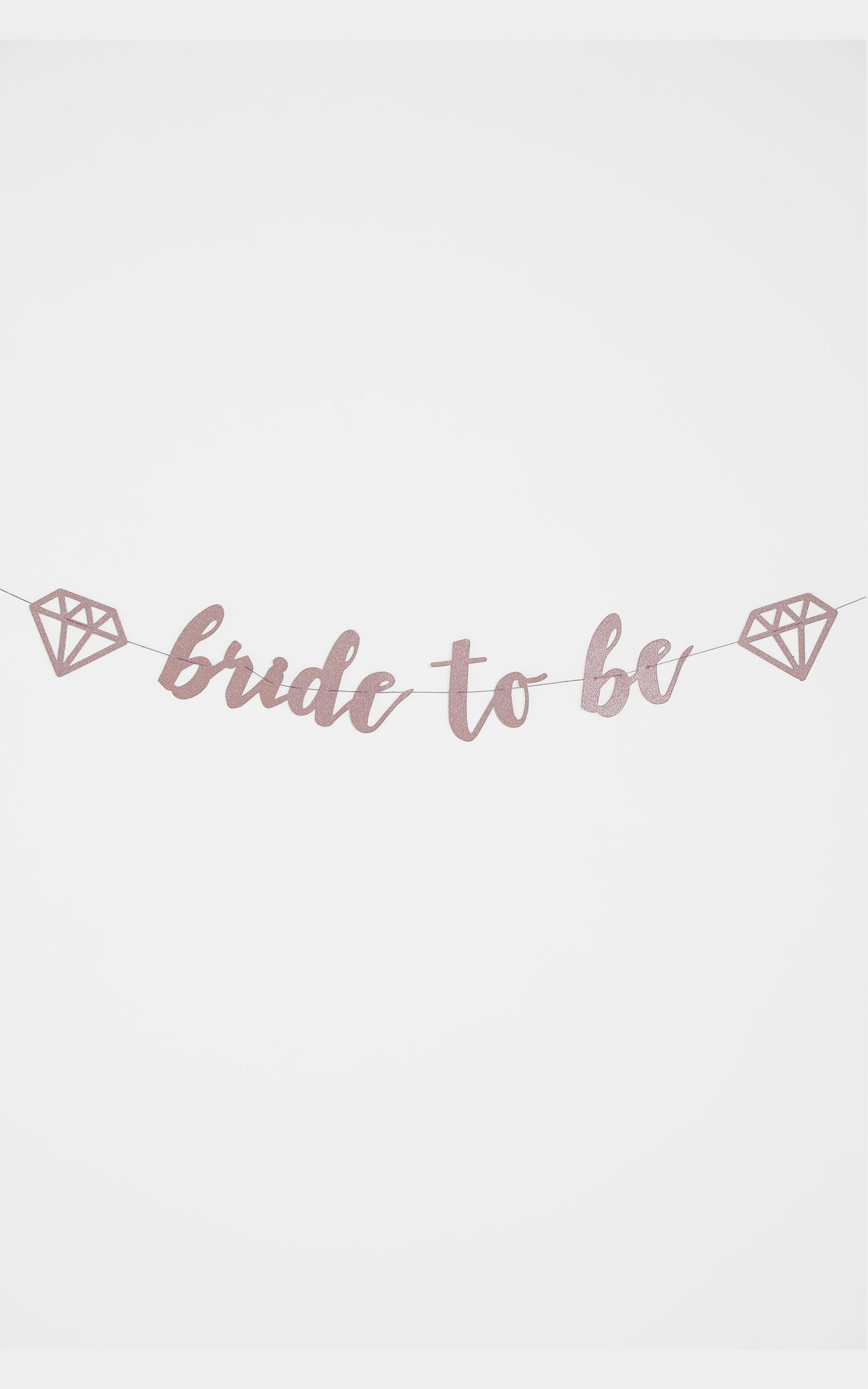 Bride To Be Banner in Pink, PNK1, hi-res image number null