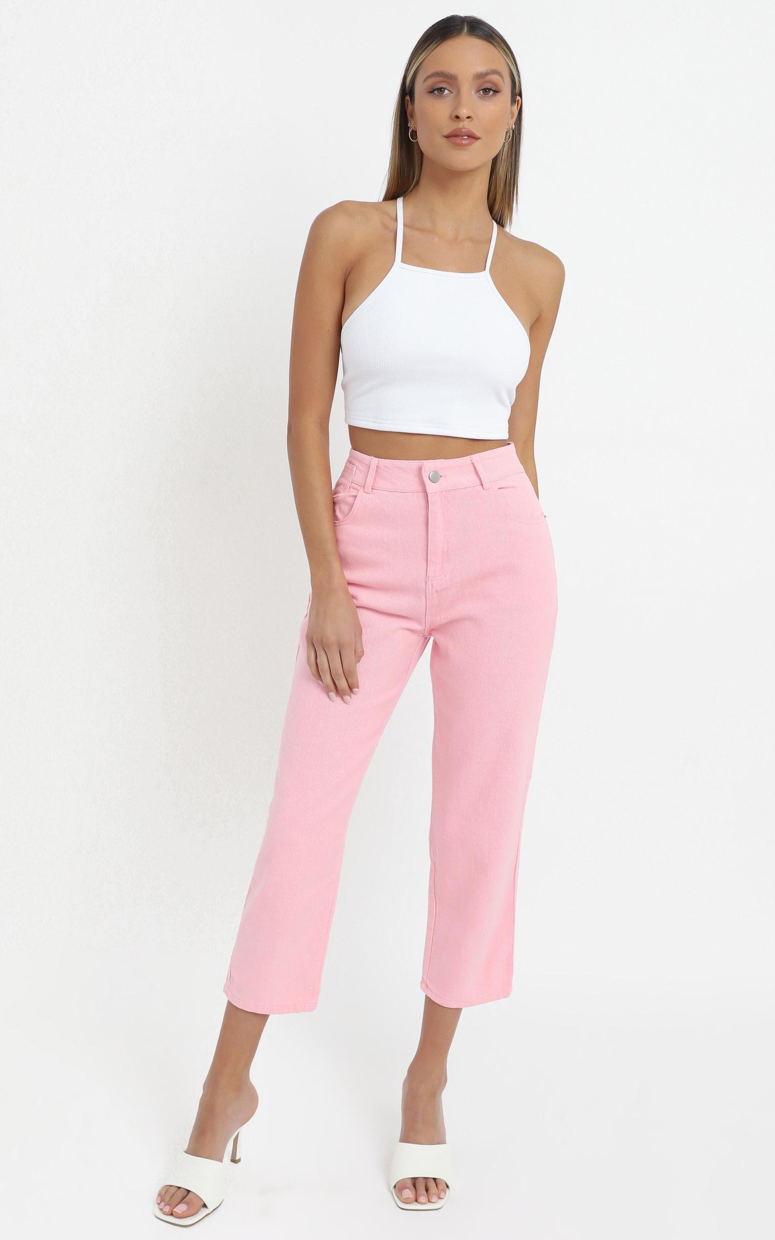 Elisa Jeans in Pink | Showpo NZ