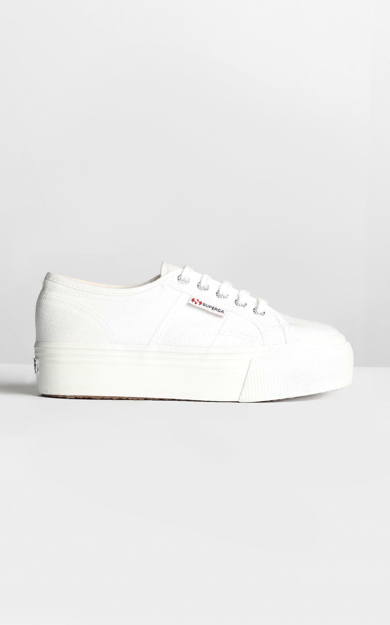 white shoes superga