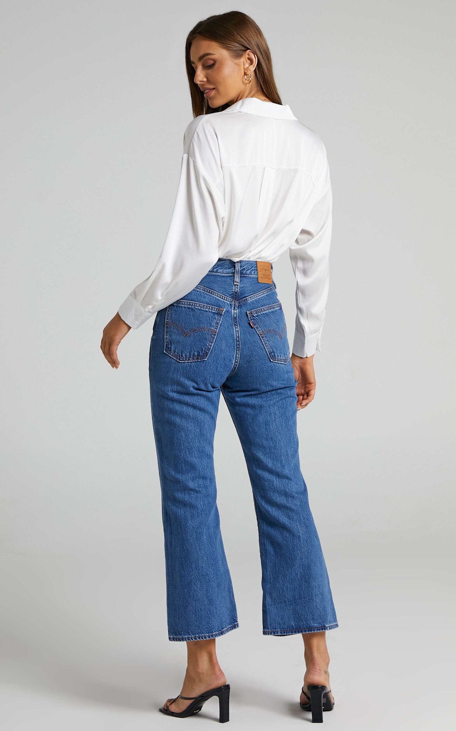 Levi's - Math Club Flare Jeans in Noe Numbers - 06, BLU1, hi-res image number null