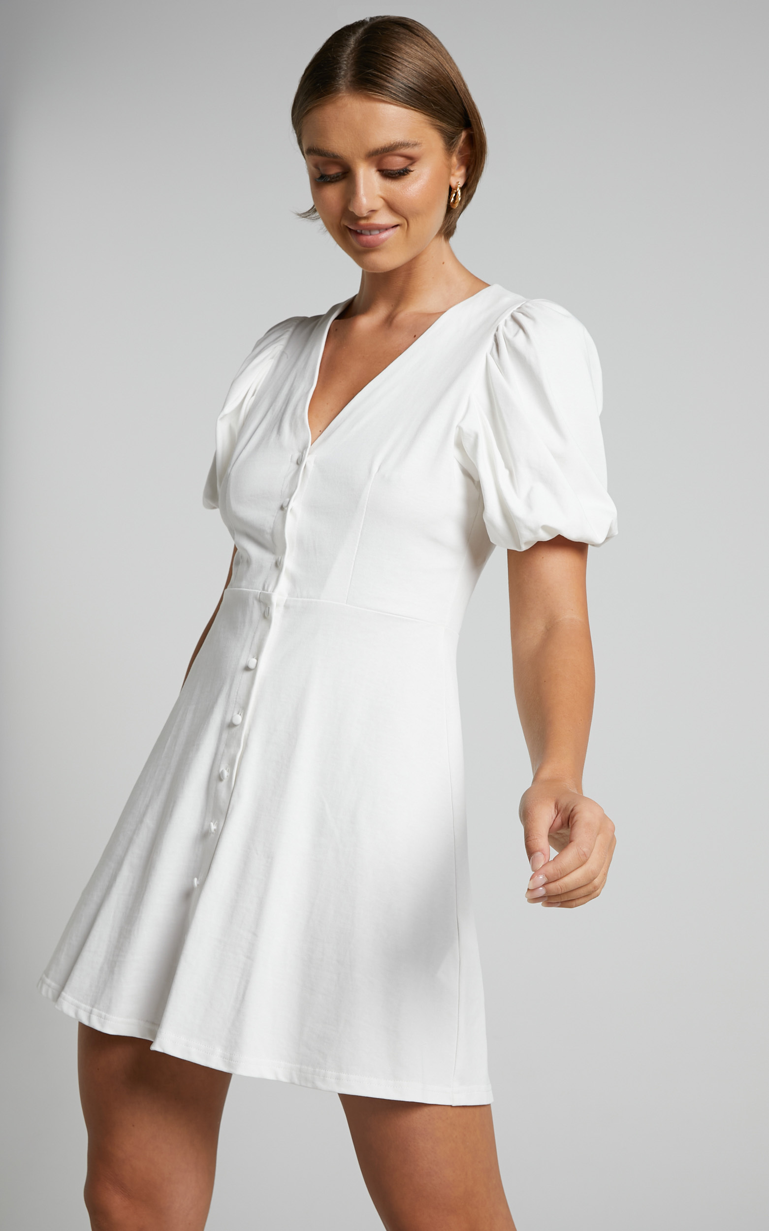 Rochelle Dress in White - 06, WHT2, hi-res image number null