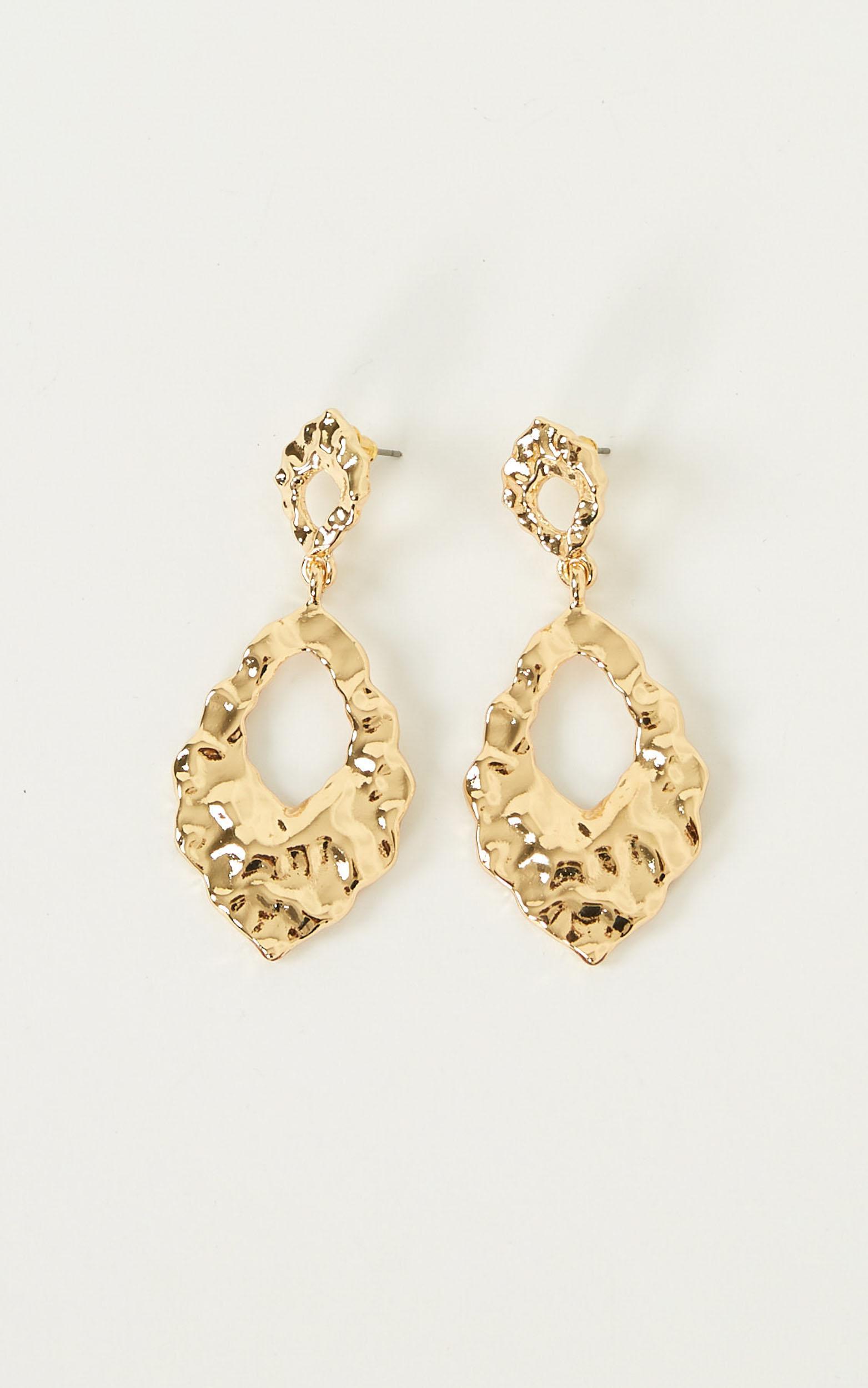 Been A While earrings in gold, , hi-res image number null