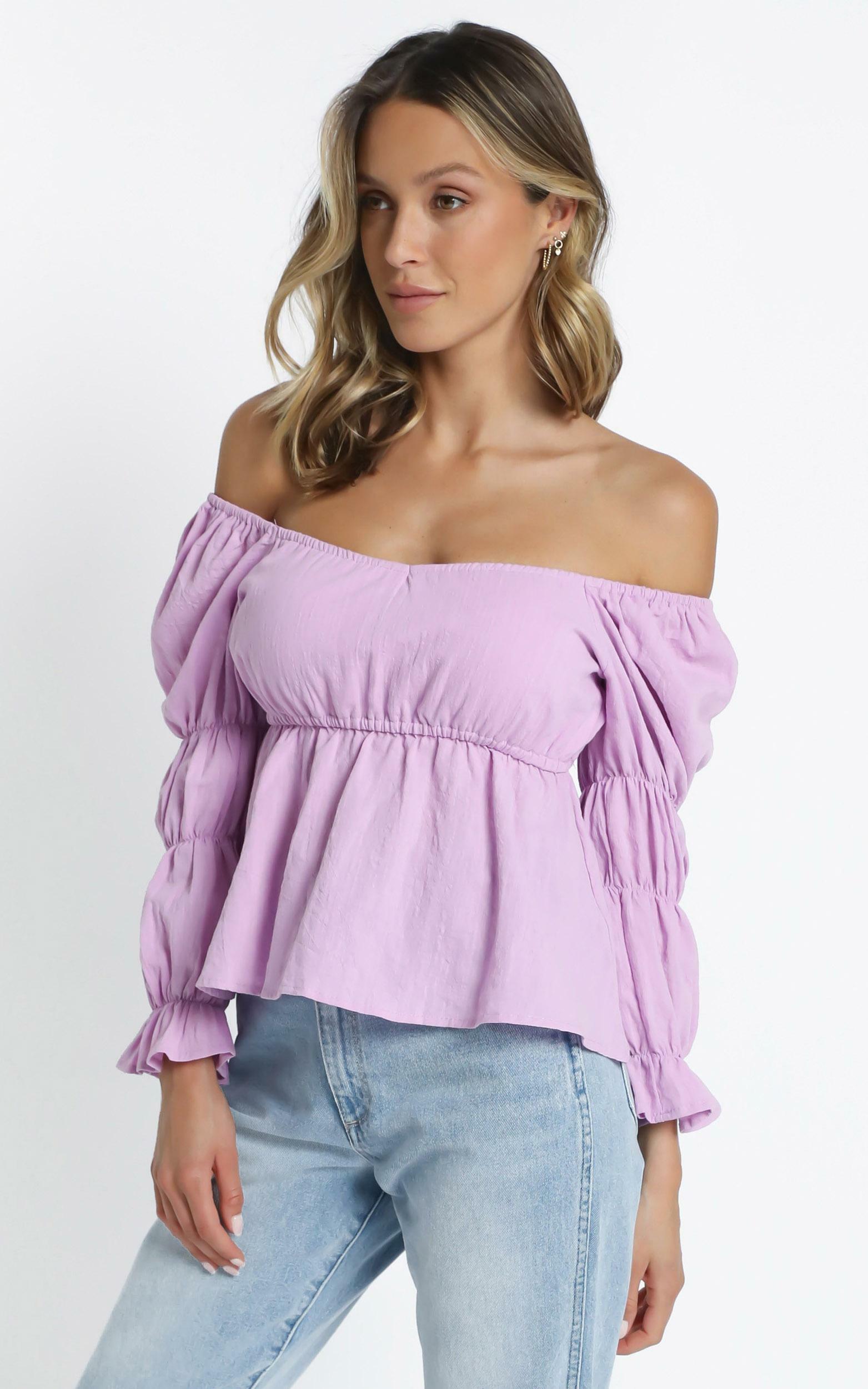Mullins Top in Lilac - 14 (XL), Purple, hi-res image number null