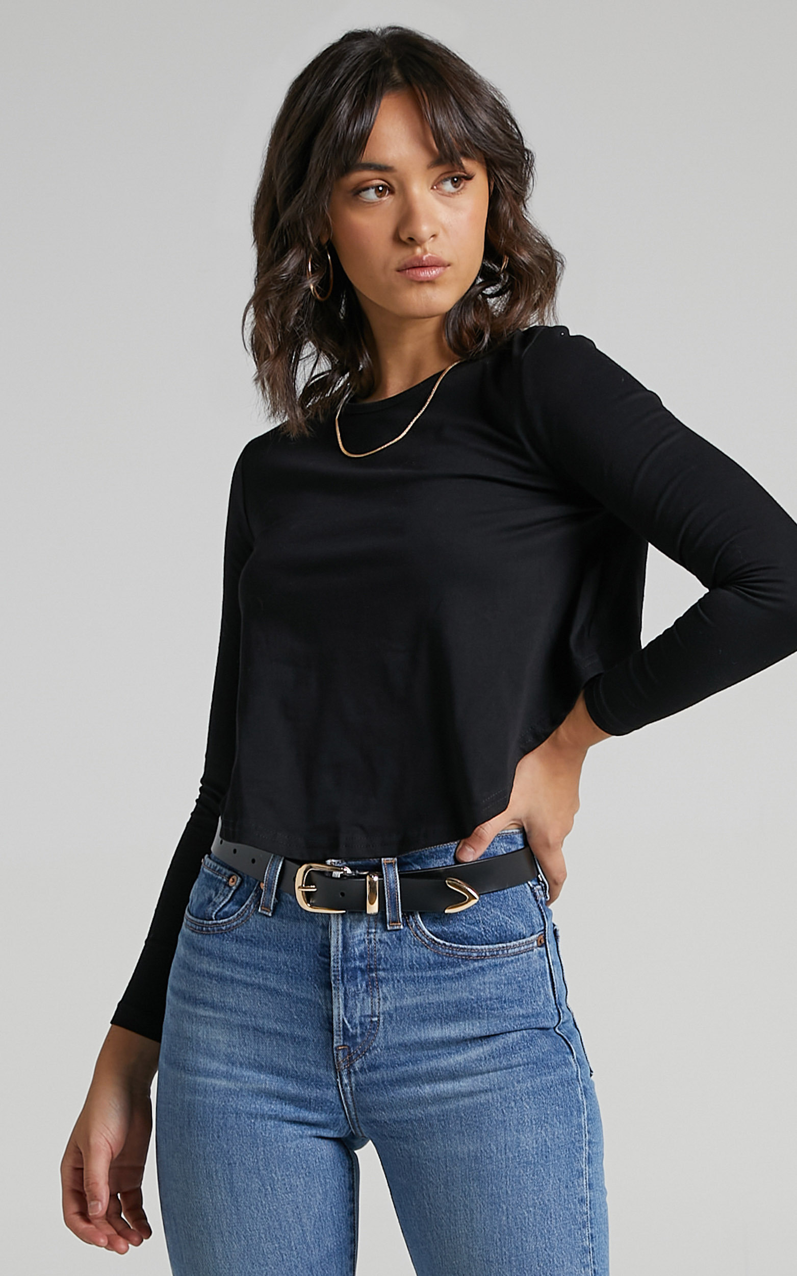 Zanna Top in Black - 14 (XL), Black, hi-res image number null