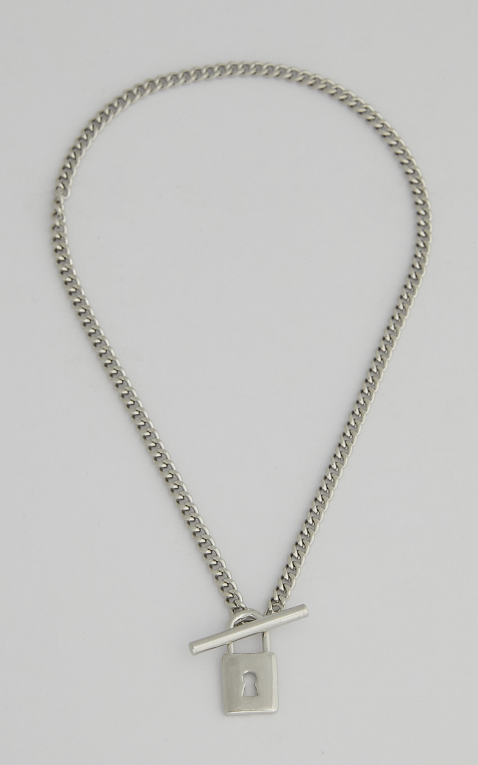 Darby Lock Necklace in Silver - NoSize, SLV1, hi-res image number null