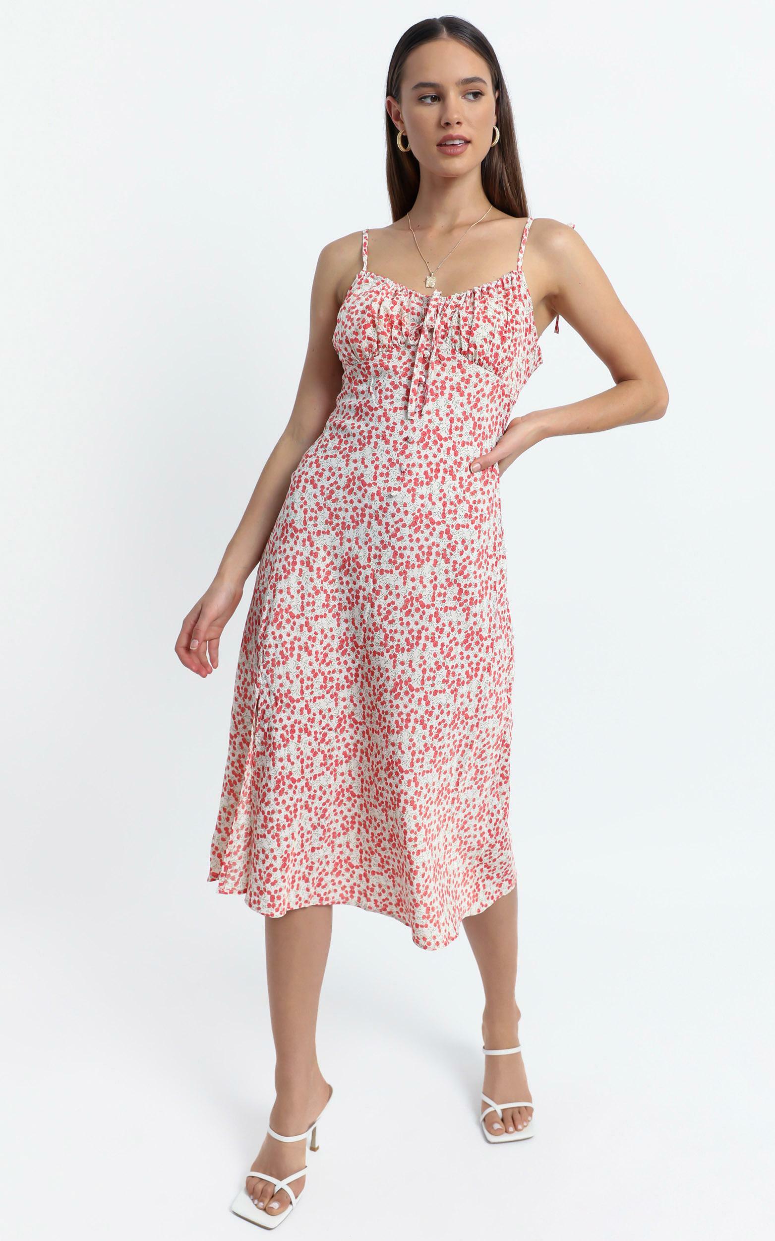 California Dress in Red Floral - 10, RED1, hi-res image number null
