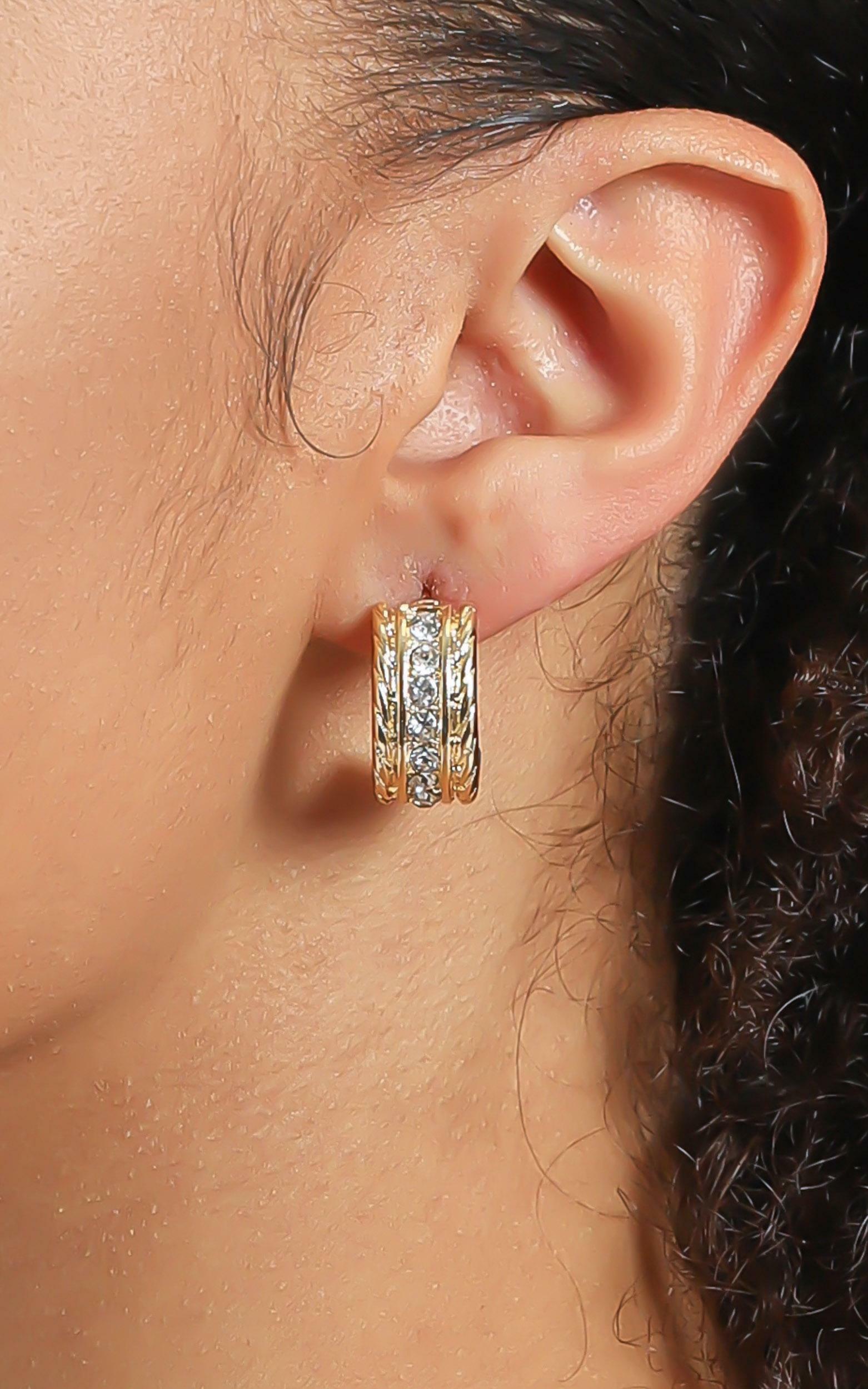 Suzannah Hoop Earrings in Gold, GLD1, hi-res image number null
