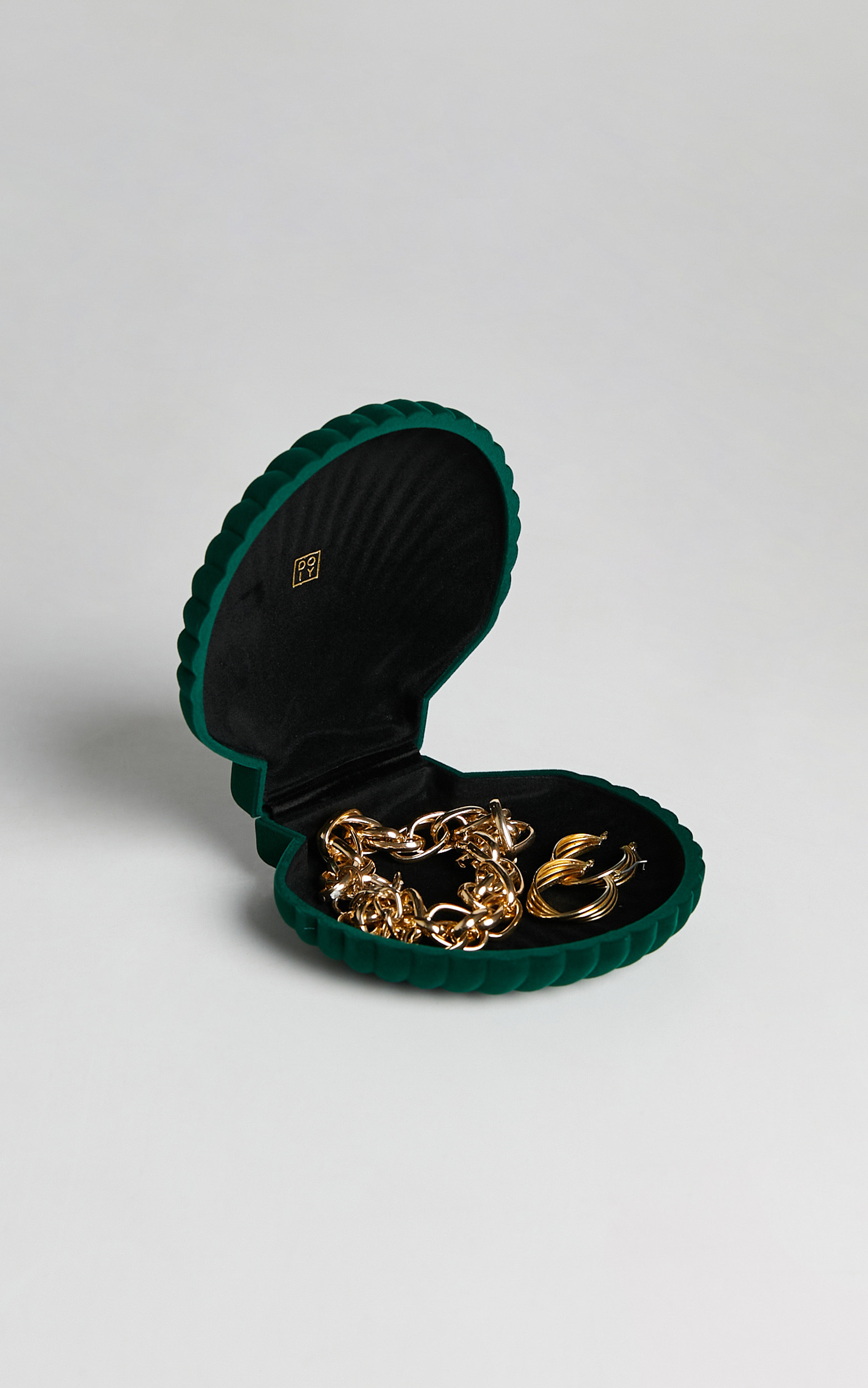 DOIY - Venus Shell Jewellery Box in Green - NoSize, GRN1, hi-res image number null