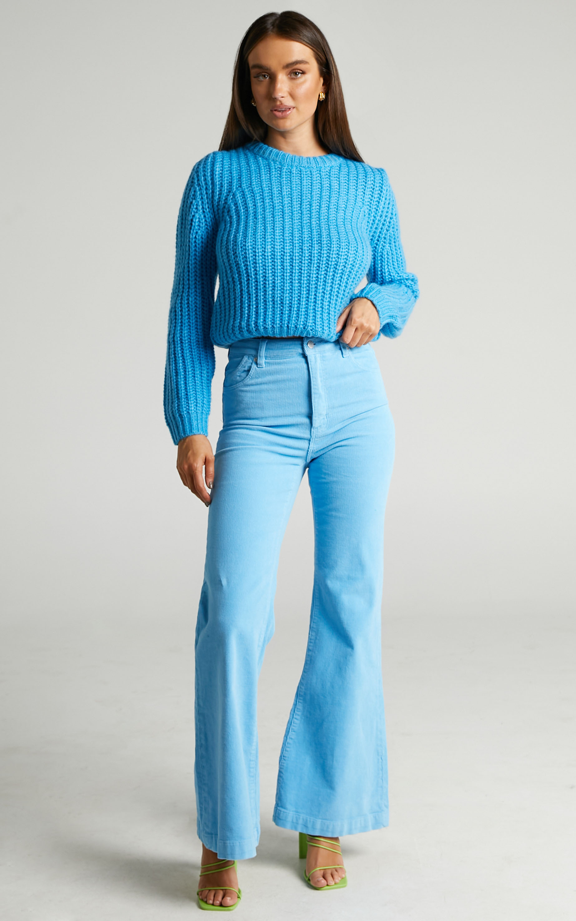 Rolla's - FLUFFY SAILOR SWEATER in Bluebird - 06, BLU1, hi-res image number null