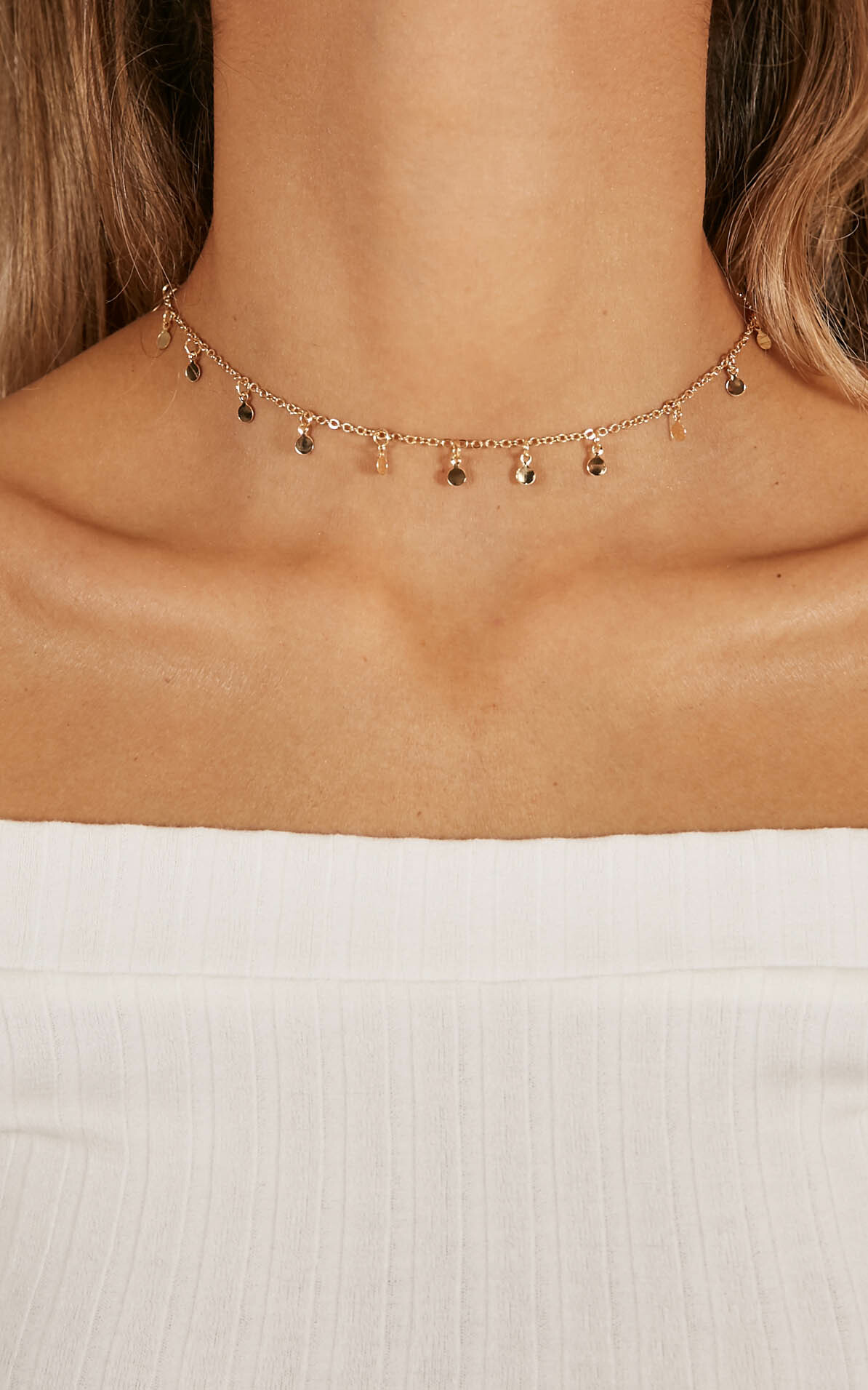 Lights Down Low choker in Gold - NoSize, GLD1, hi-res image number null