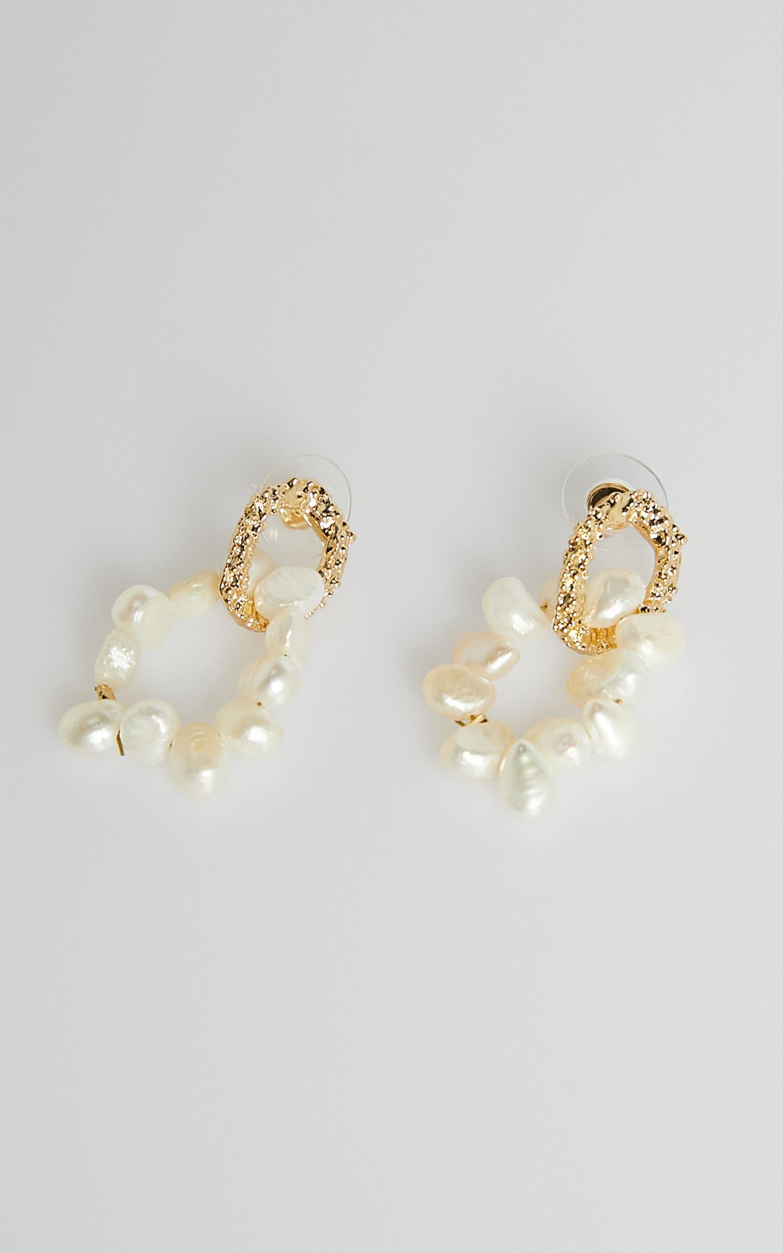 More Than Words Earrings in Pearl, PRL1, hi-res image number null