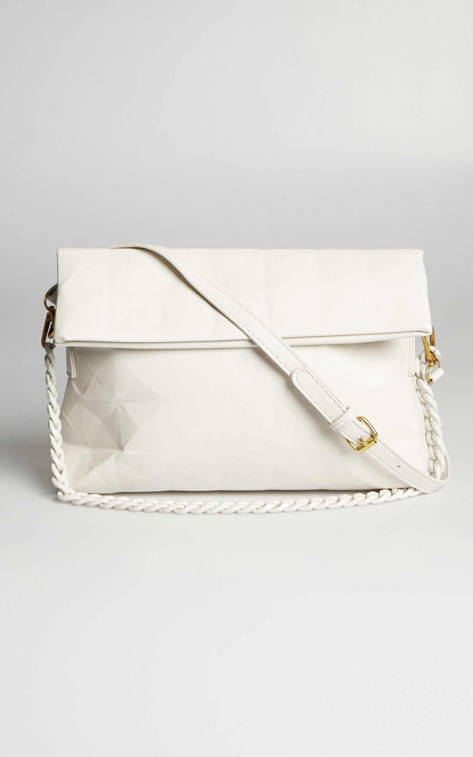 Marthena Chain Crossbody Bag in White - NoSize, WHT1, hi-res image number null