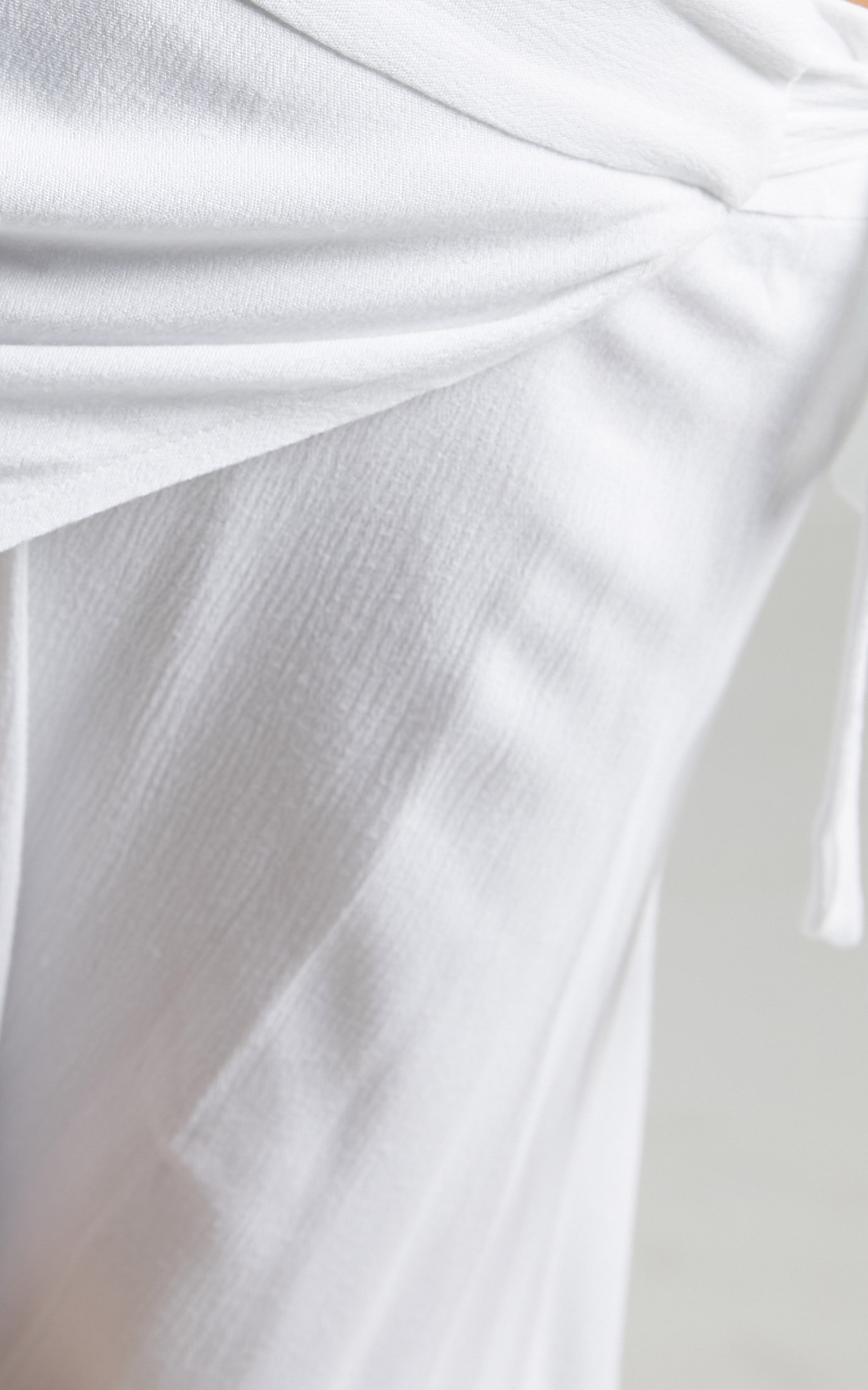 Break A Leg Wrap Thigh Split Maxi Skirt in White | Showpo USA