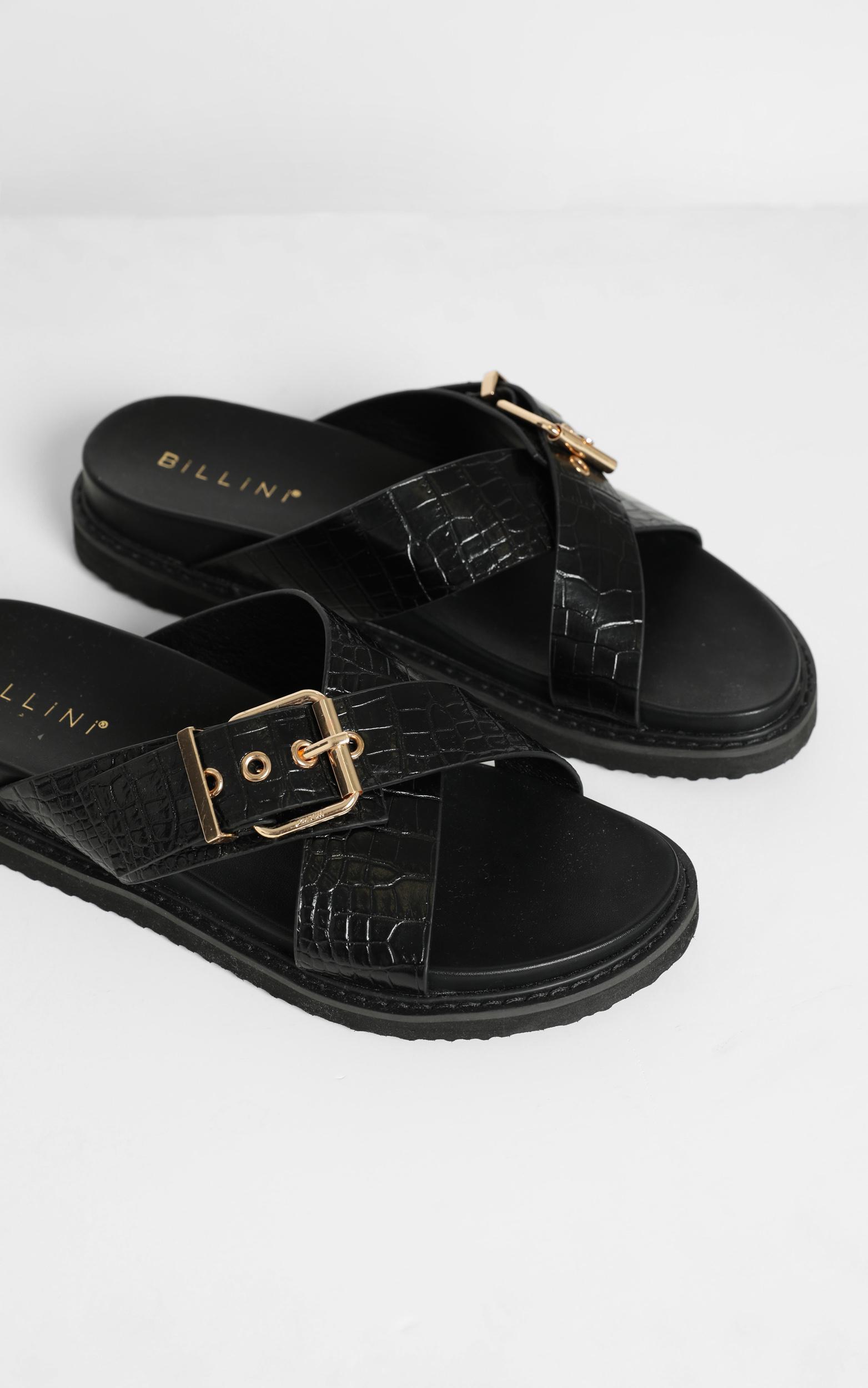 Billini - Zayla Sandals in Black Croc - 05, BLK1, hi-res image number null