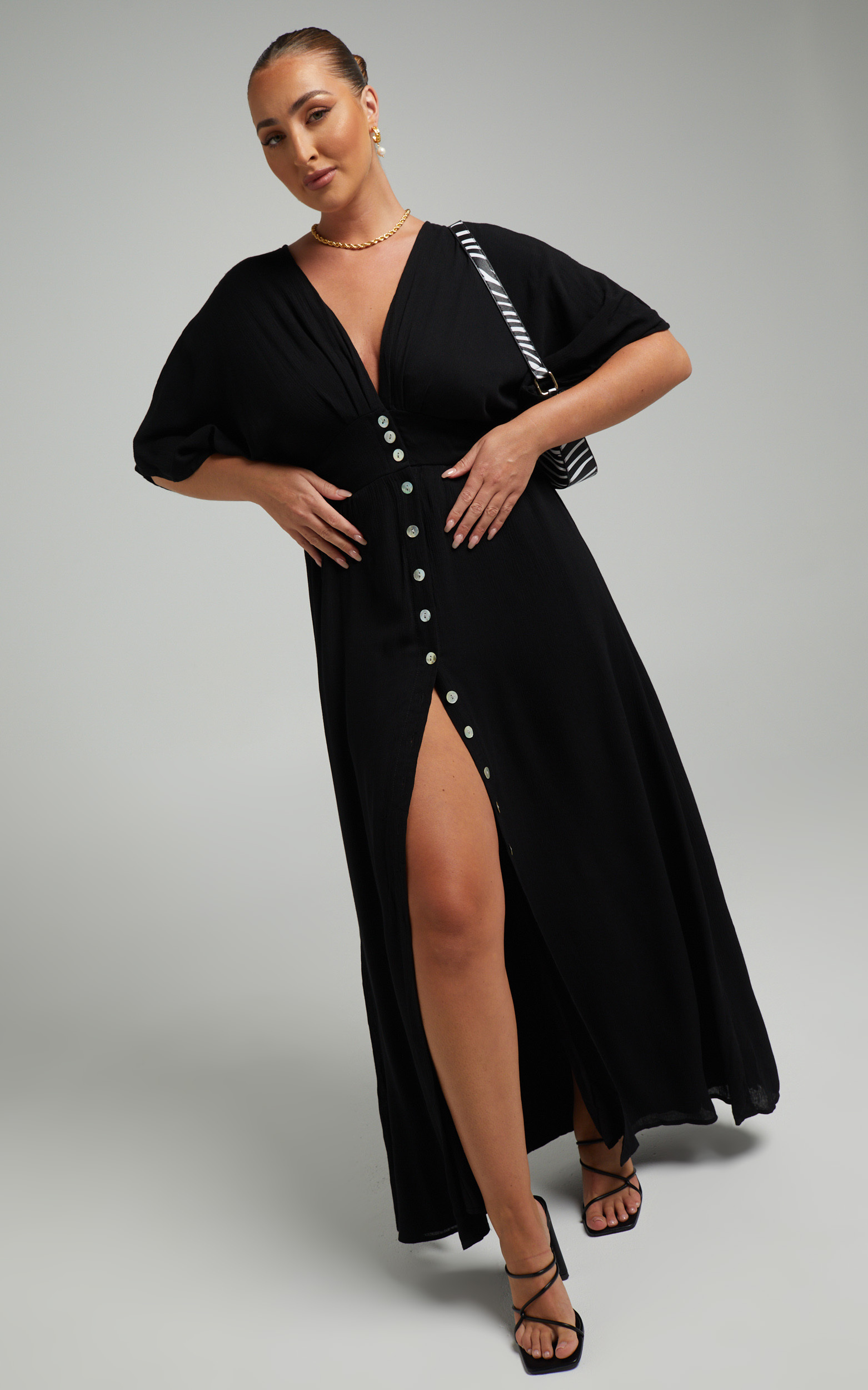 Sitting Pretty Dress in Black - 20, BLK1, hi-res image number null