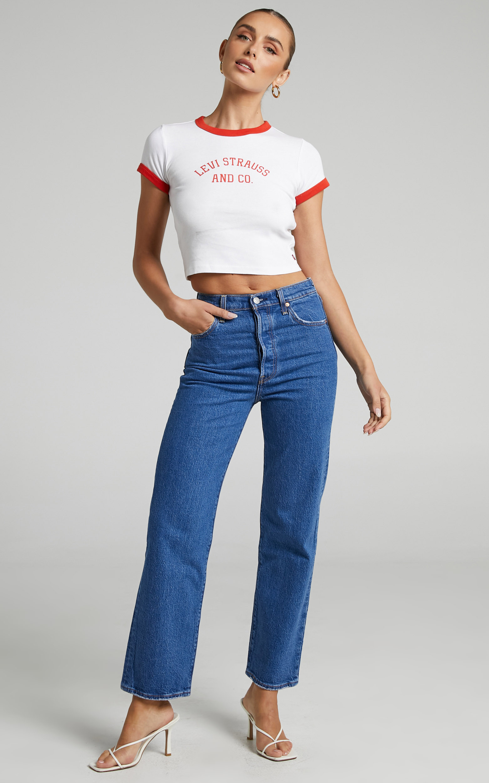 Levi's Ribcage Straight Ankle Jean In JAZZ JIVE TOGETHER | lupon.gov.ph