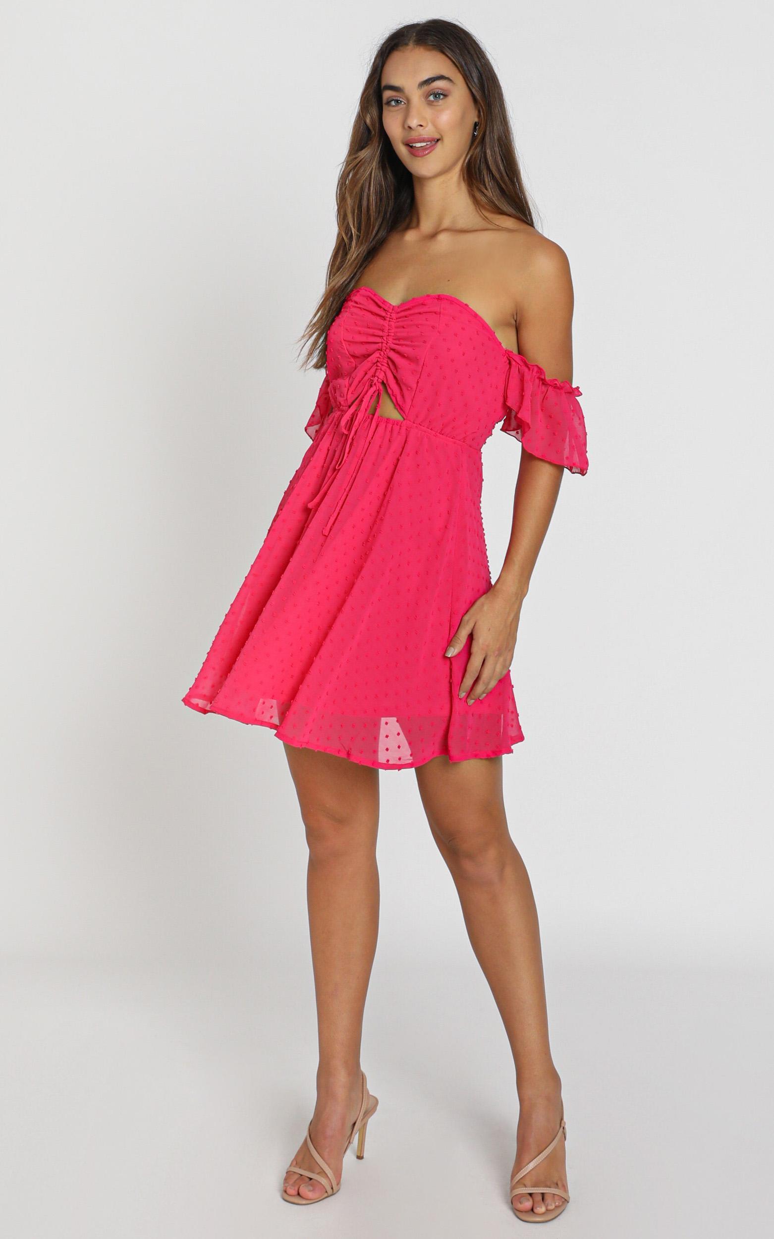 Nevis Dress in berry - 8 (S), Pink, hi-res image number null