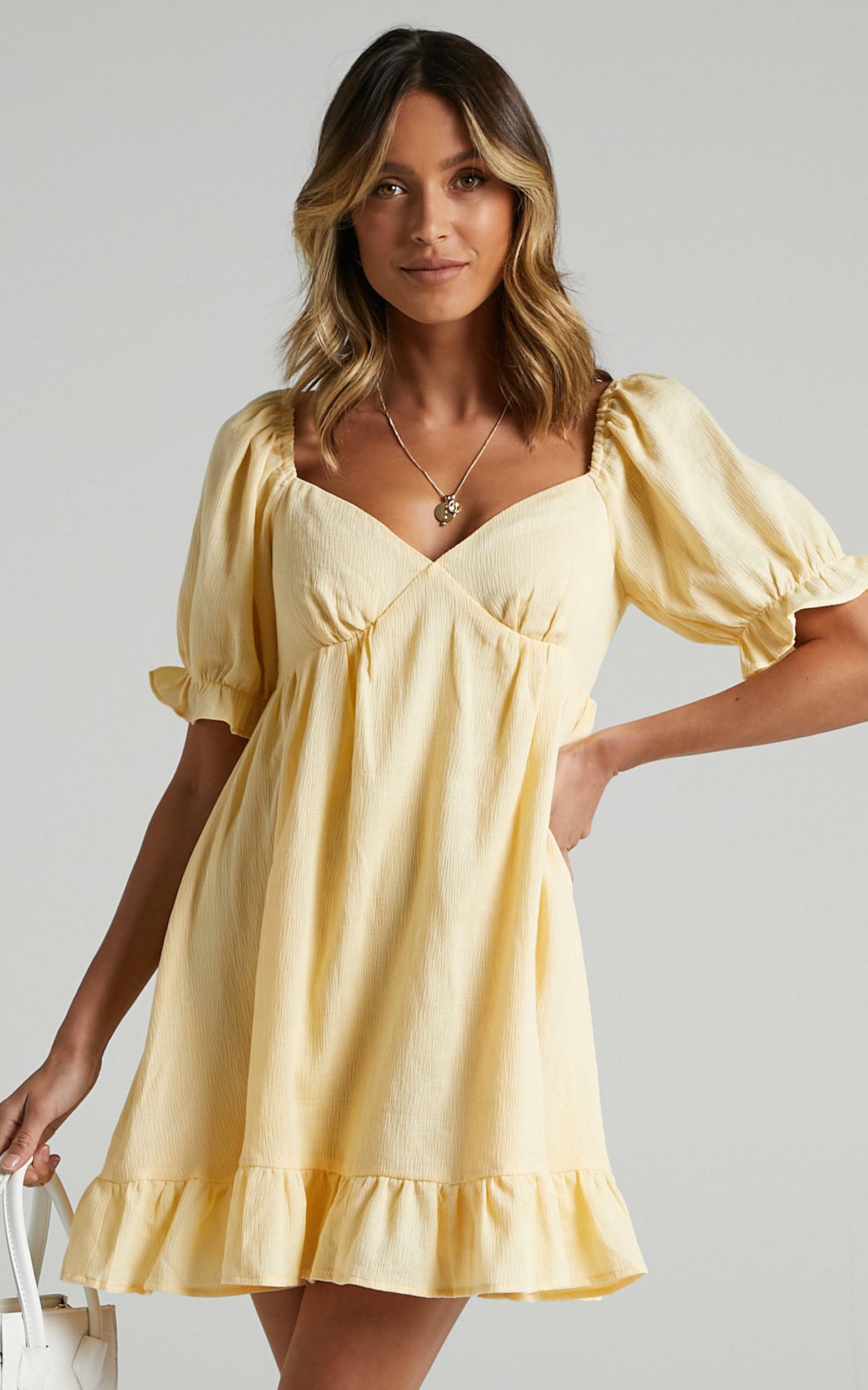 Levana Dress in Lemon - 06, YEL2, hi-res image number null