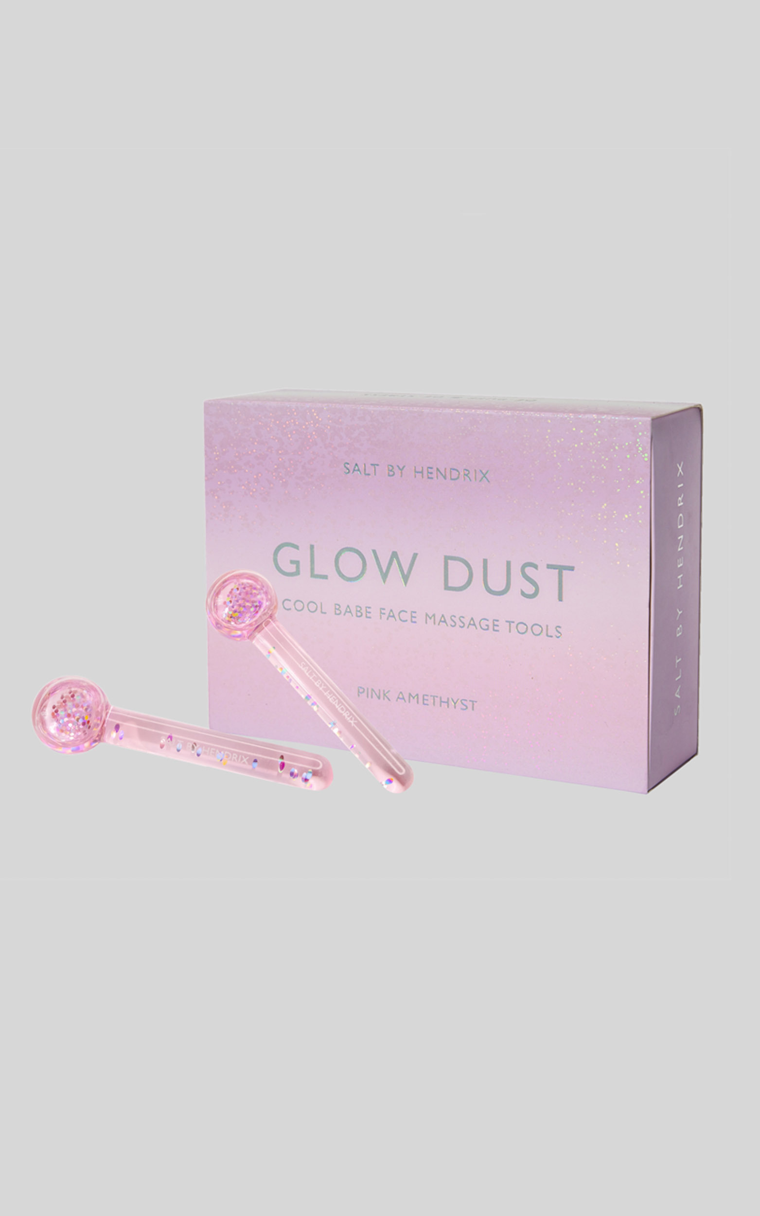 Salt By Hendrix - Glow Dust Massage Tools in Pink Amethyst - NoSize, PNK1, hi-res image number null