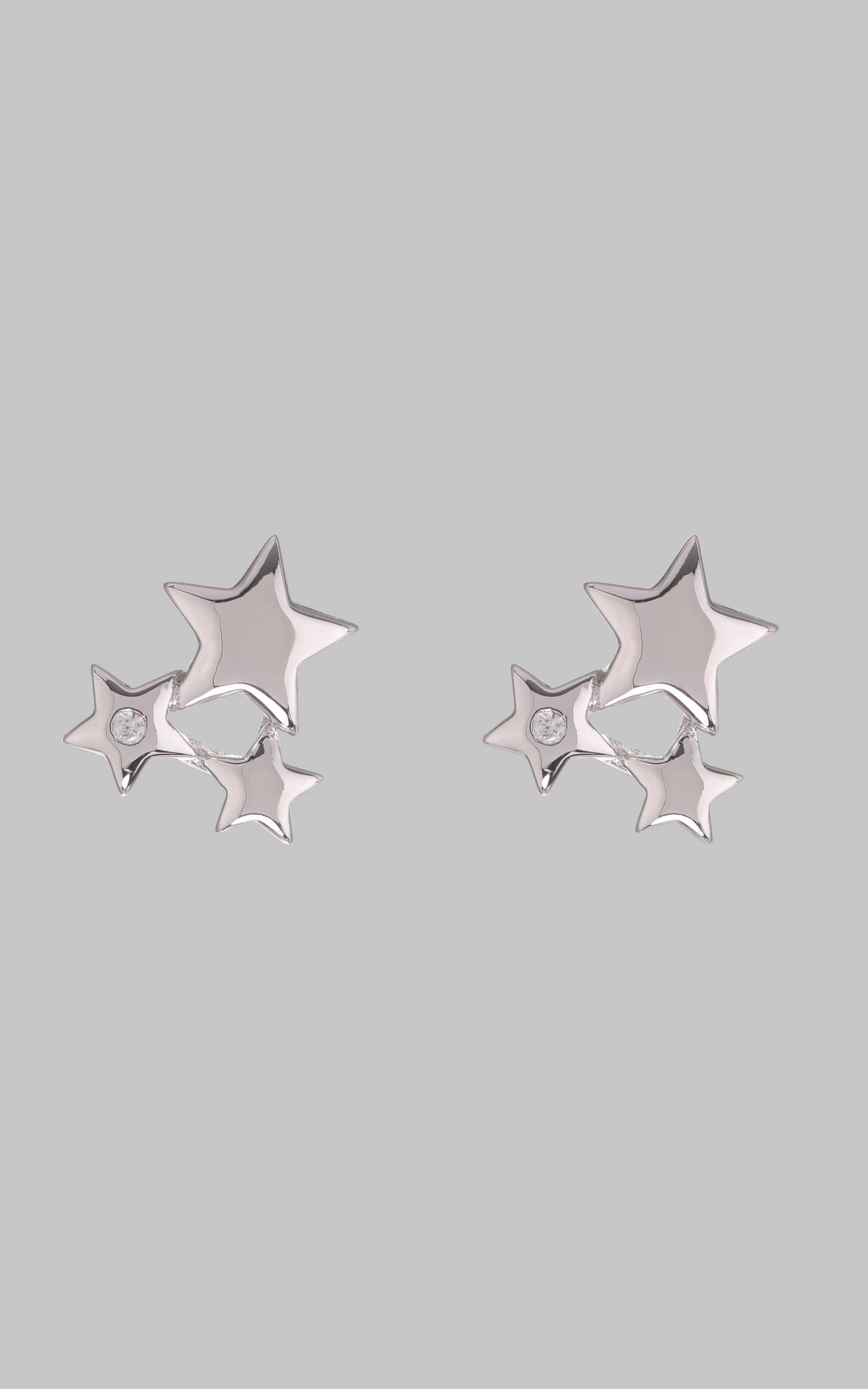 Luv AJ - Stardust Studs in Silver, , hi-res image number null