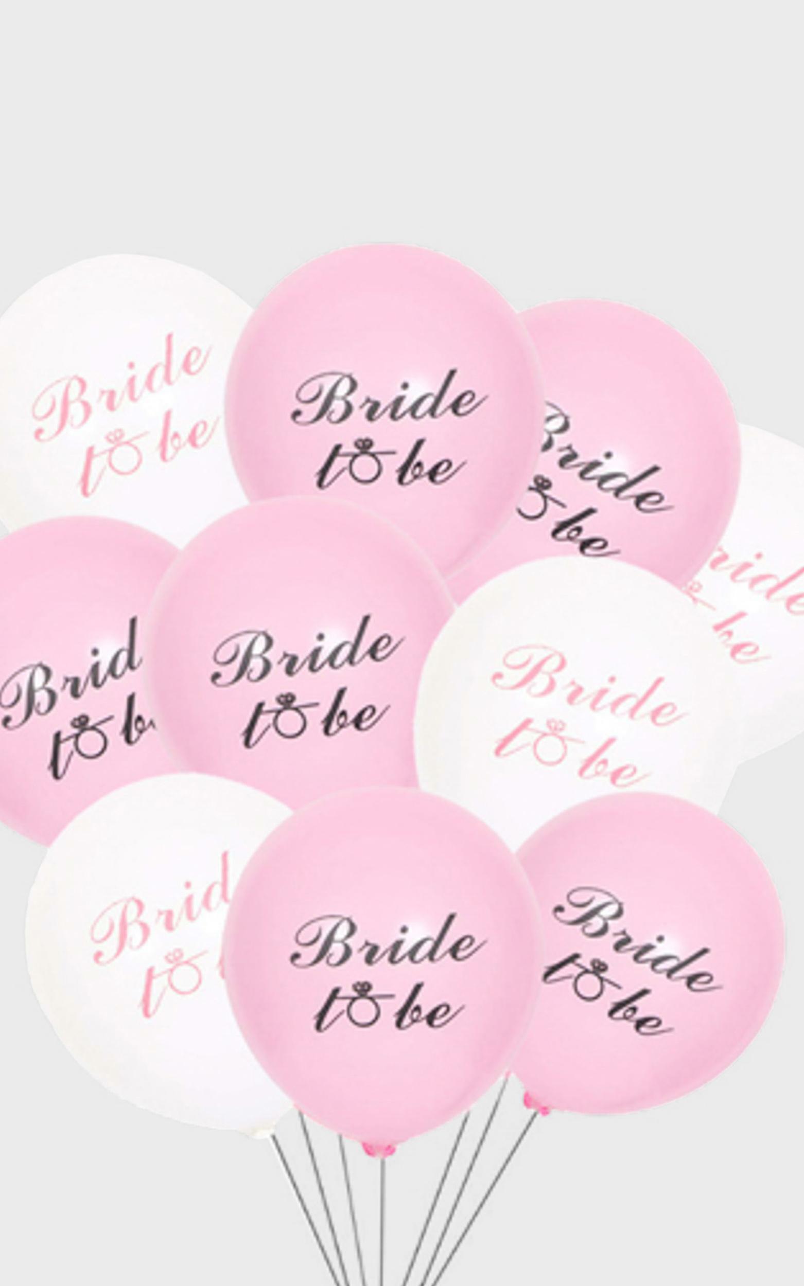 Bride To Be Balloons in Pink, PNK1, hi-res image number null