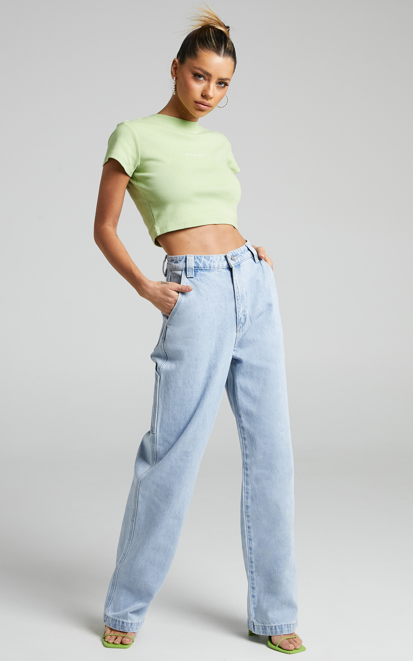Abrand - A Carrie Carpenter Breakaway Jean in LIGHT BLUE - 06, BLU1, hi-res image number null