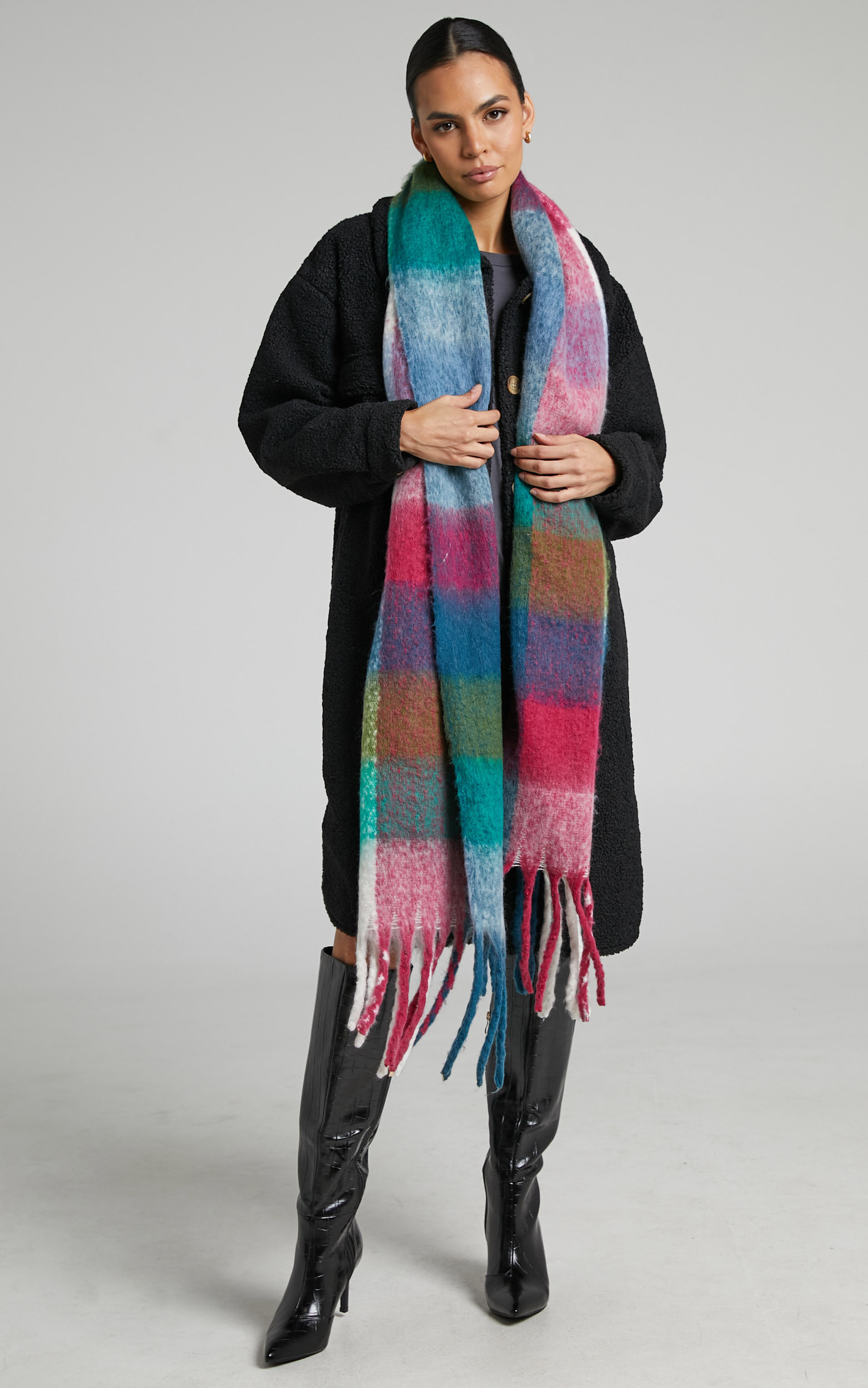 Narcisa Scarf in Multi - NoSize, MLT1, hi-res image number null